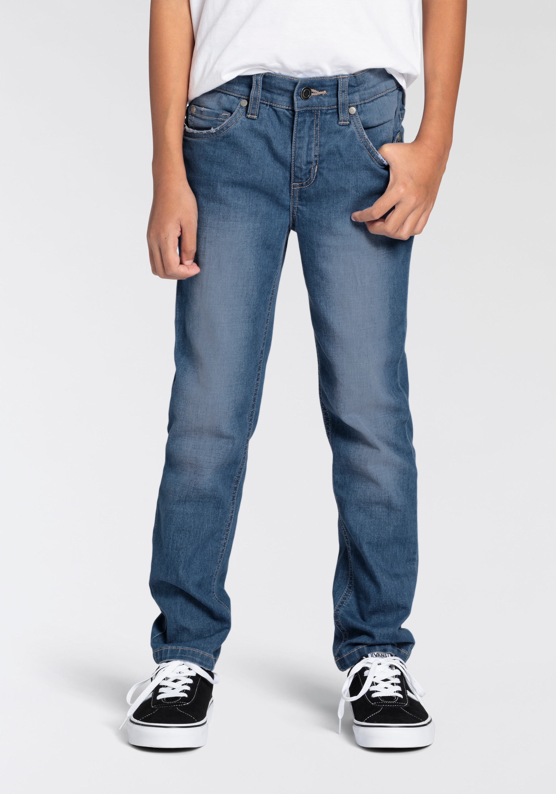 Jungen«, »für DELMAO Stretch-Jeans auf im Sweatdenim versandkostenfrei ♕ bequemen