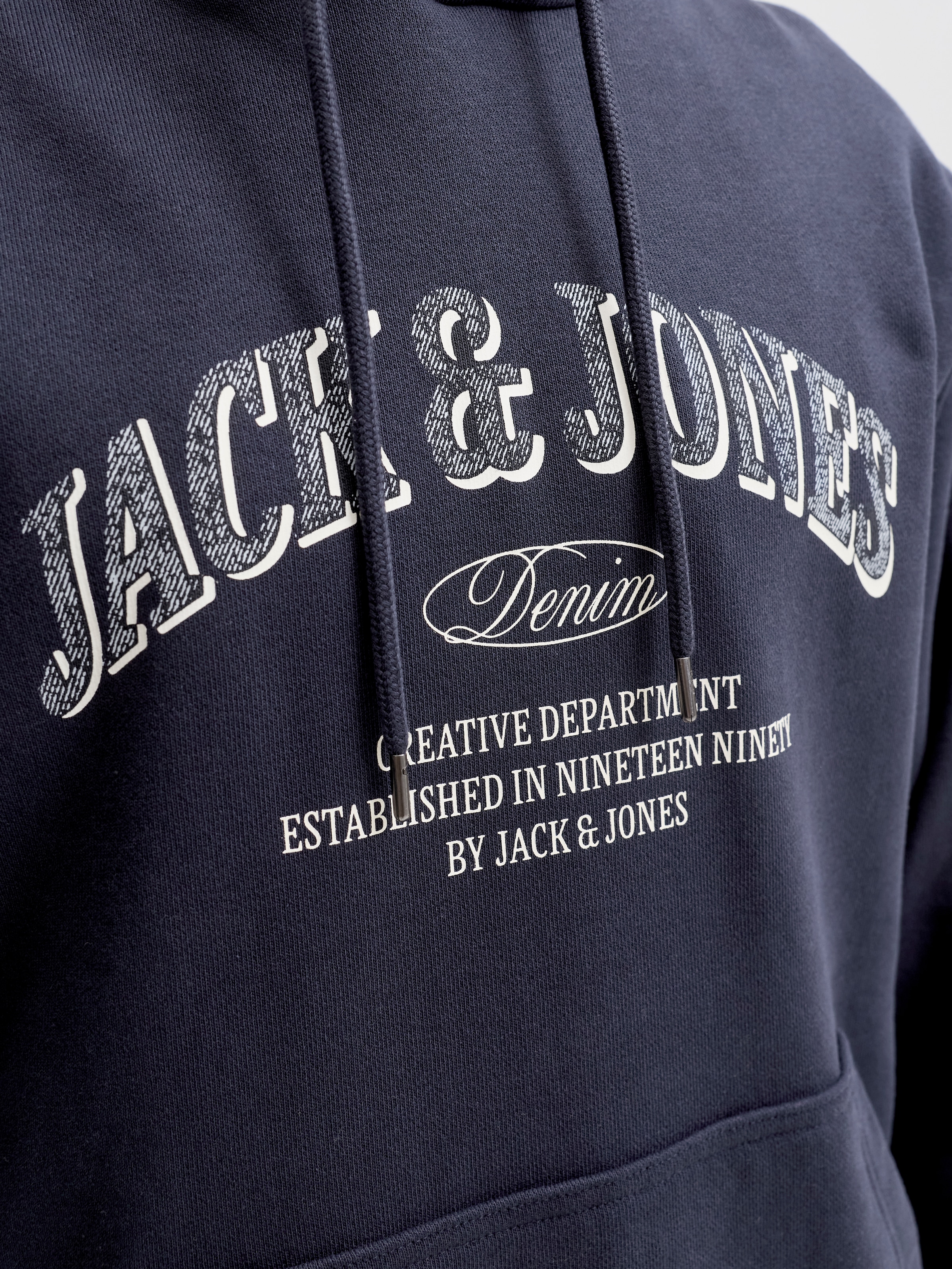 Jack & Jones PlusSize Kapuzensweatshirt »JJEDENVER LOGO SWEAT HOOD SN PLS«
