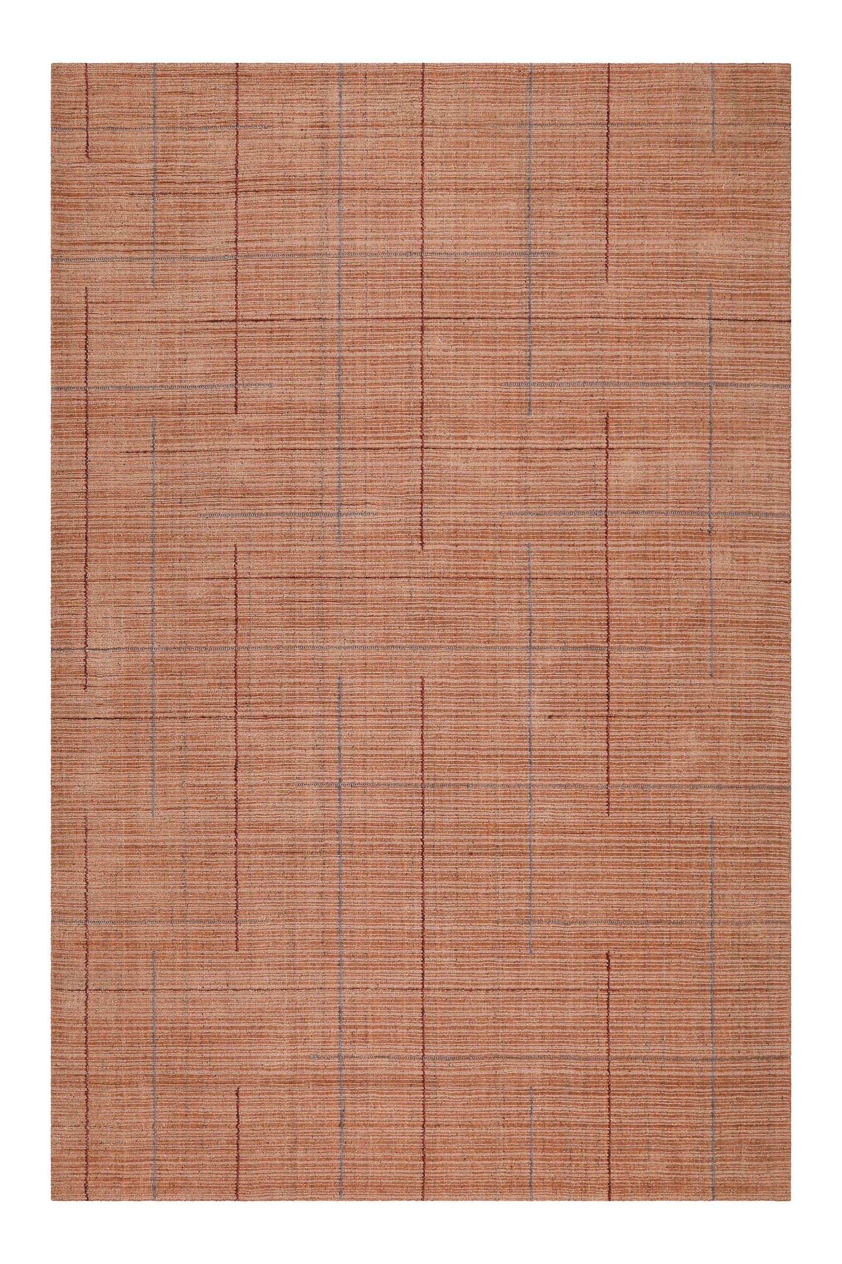 Wecon home Tapis »Milly« Rectangulaire 11 mm Höhe Kurzflorteppich, handgewebt, Naturfaser, Linienmuster, Wohnzimmer