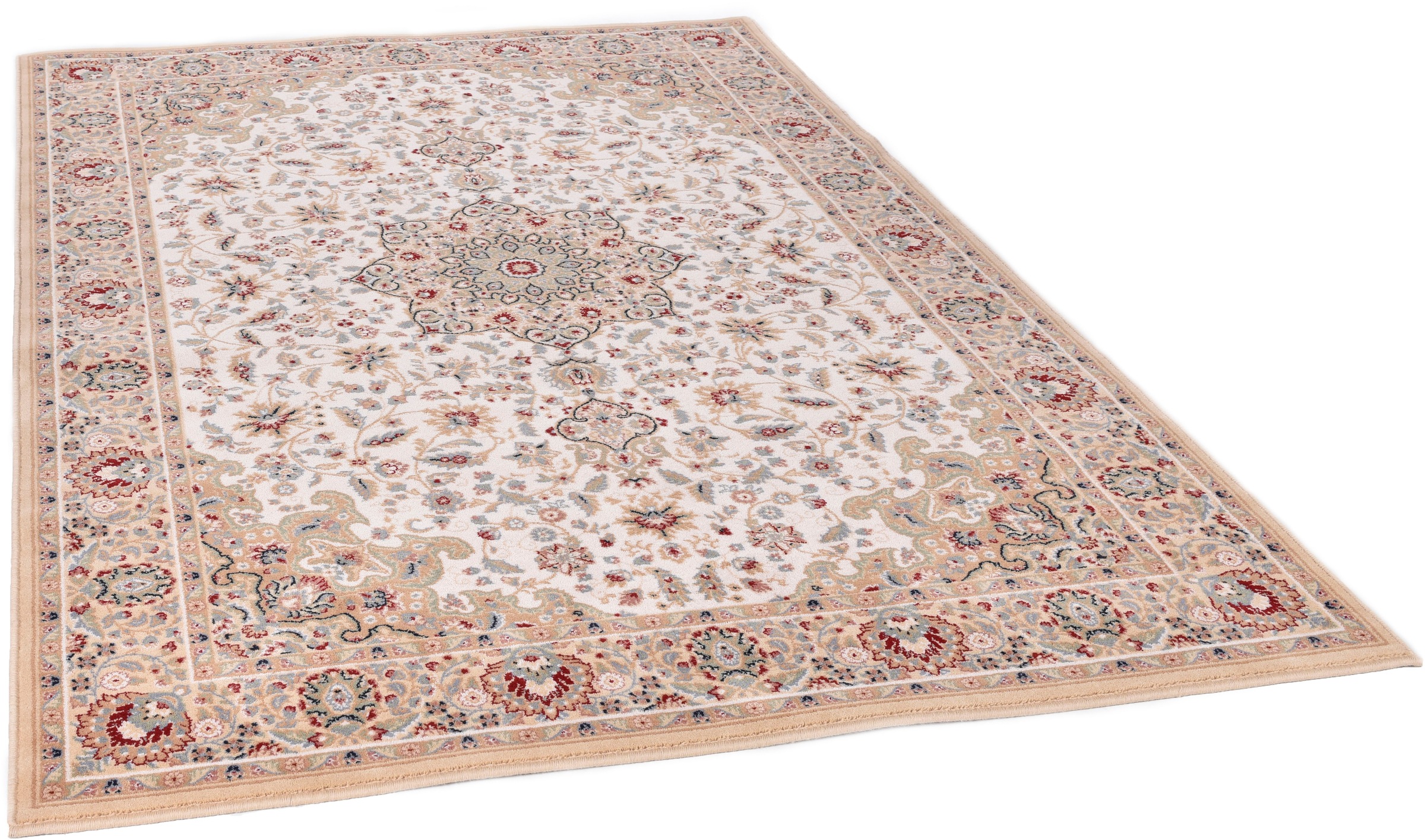 Image of THEKO Wollteppich »Dolna - 859«, rechteckig, 10 mm Höhe, Kurzflor, reine Wolle, Orient-Optik, ideal im Wohnzimmer & Schlafzimmer bei Ackermann Versand Schweiz