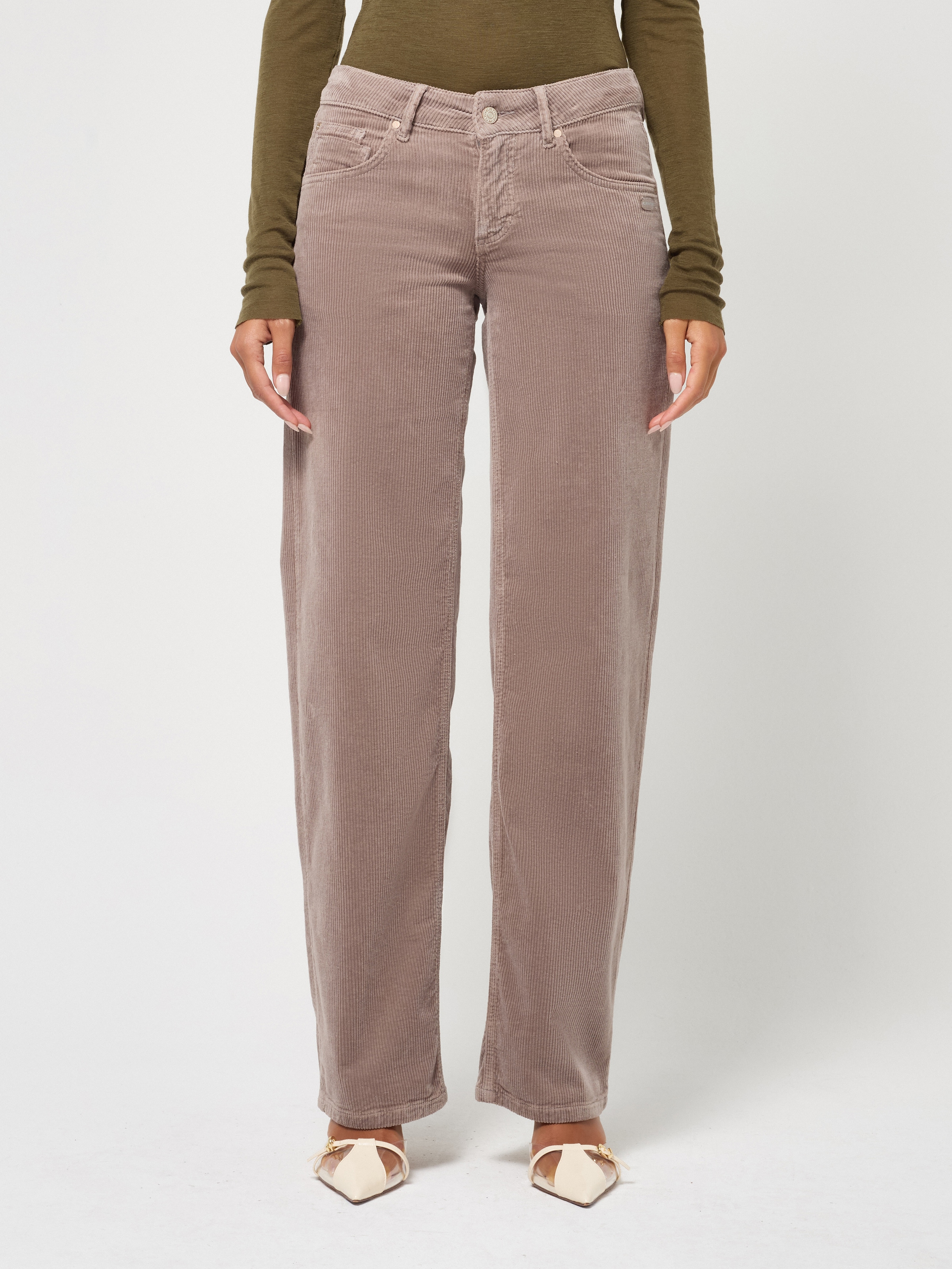 Image of GANG Cordhose "94RIVER" im Straight Fit, Low Rise