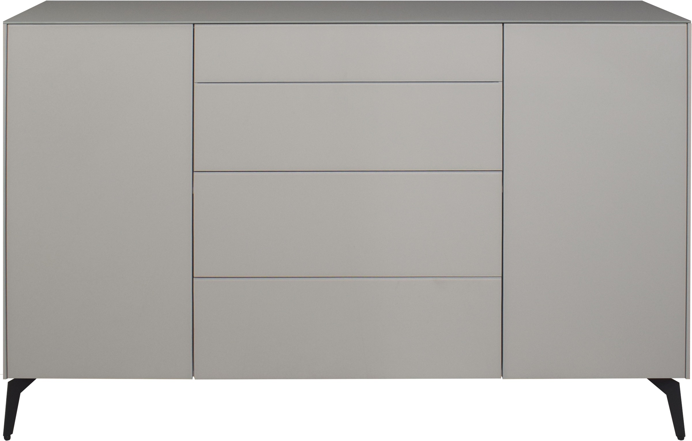 Mäusbacher Kommode "Imola" Kommode mit Glasfront und Glasoberplatte