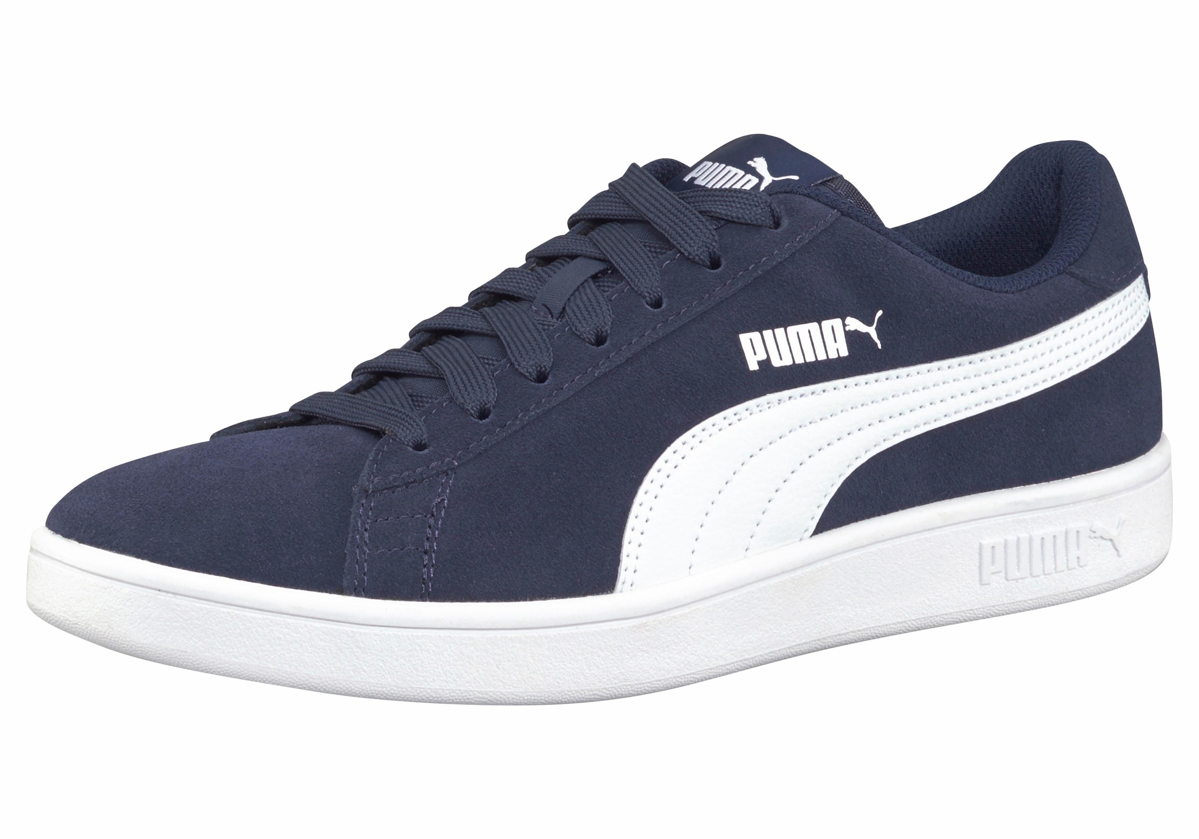 Image of PUMA Sneaker "SMASH V2" für vielseitige Aktivitäten, atmungsaktiv, mit Schnürung