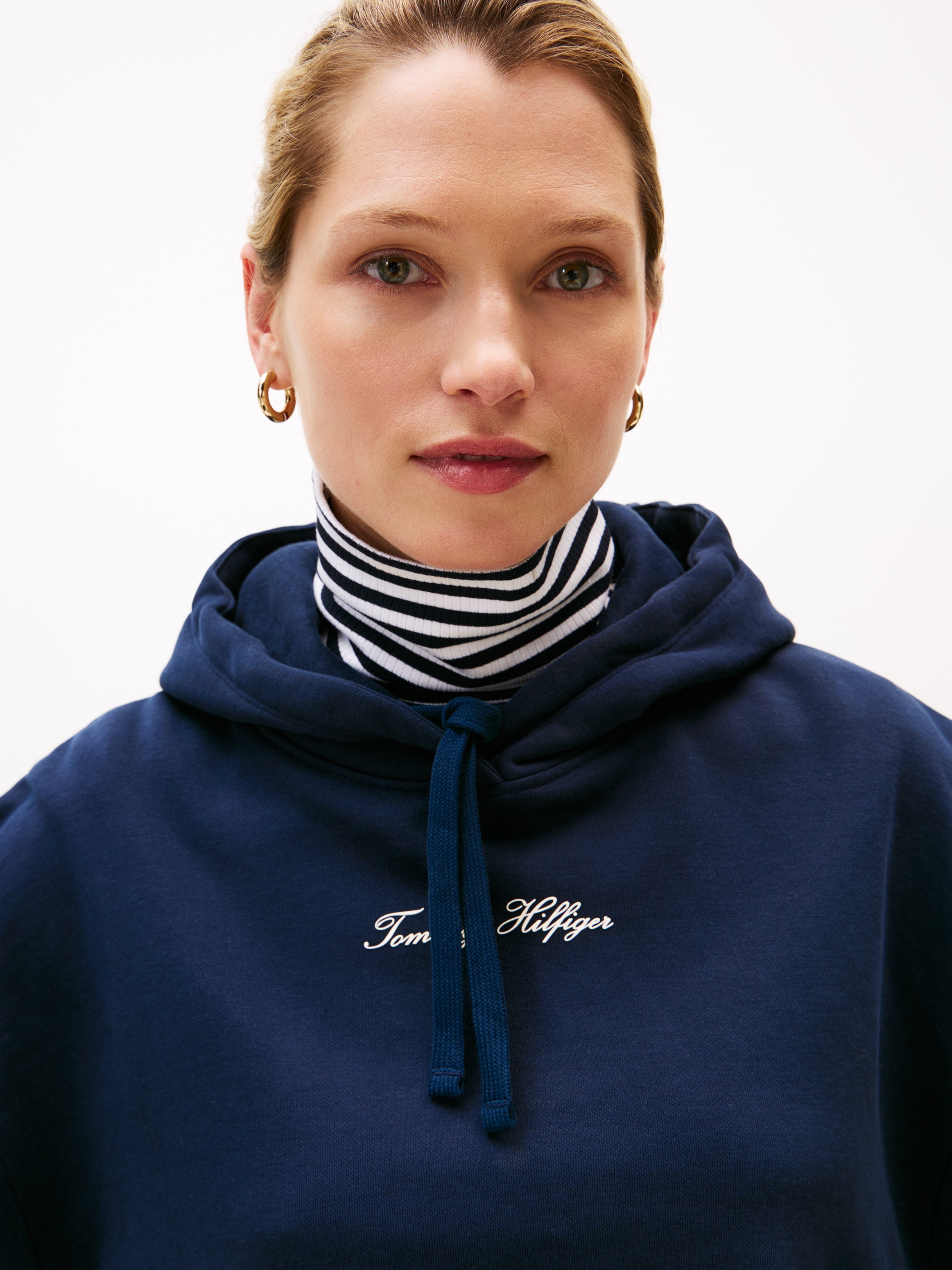 Tommy Hilfiger Kapuzensweatshirt »CLASSIC SCRIPT FLEECE HOODIE«
