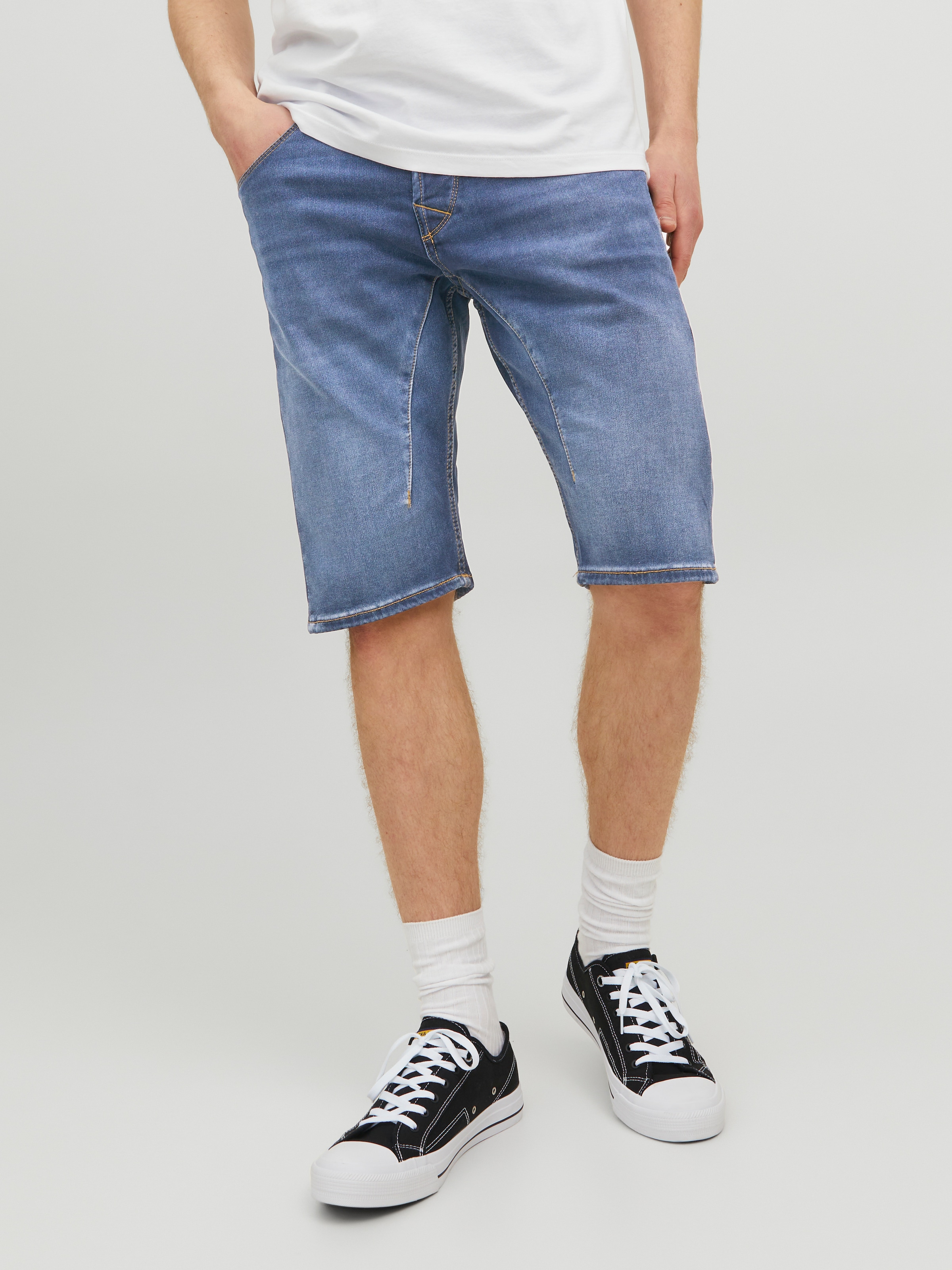 Image of Jack & Jones Jeansshorts "JJISCALE JJLONG SHORTS GE 608 I.K SN"
