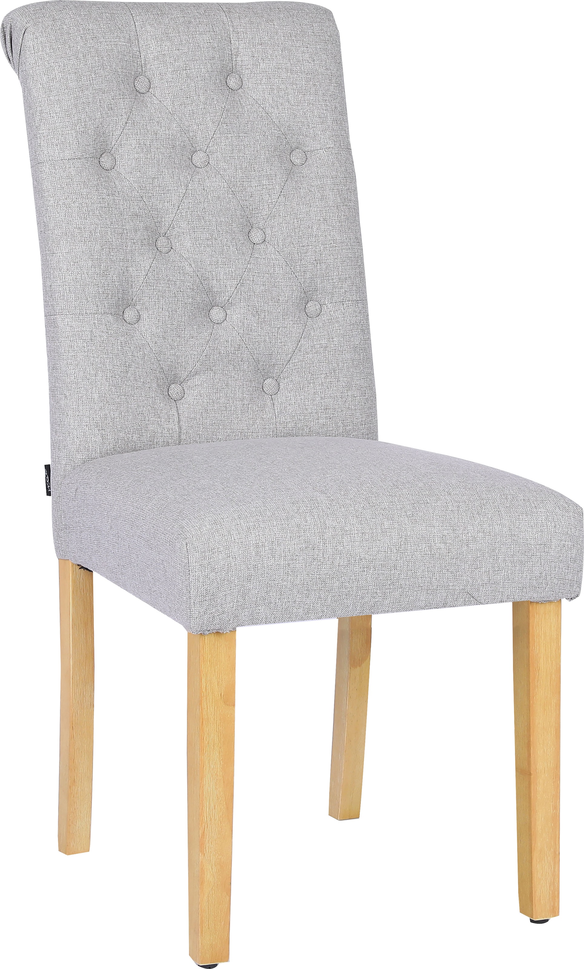 Home affaire Chaise de salle à manger »Liao, TOPSELLER!, OTTOs Choice, 2er-Set« (Set) pflegeleichter Webstoff Bezug, Knopfheftung, Sitzhöhe ca. 51 cm