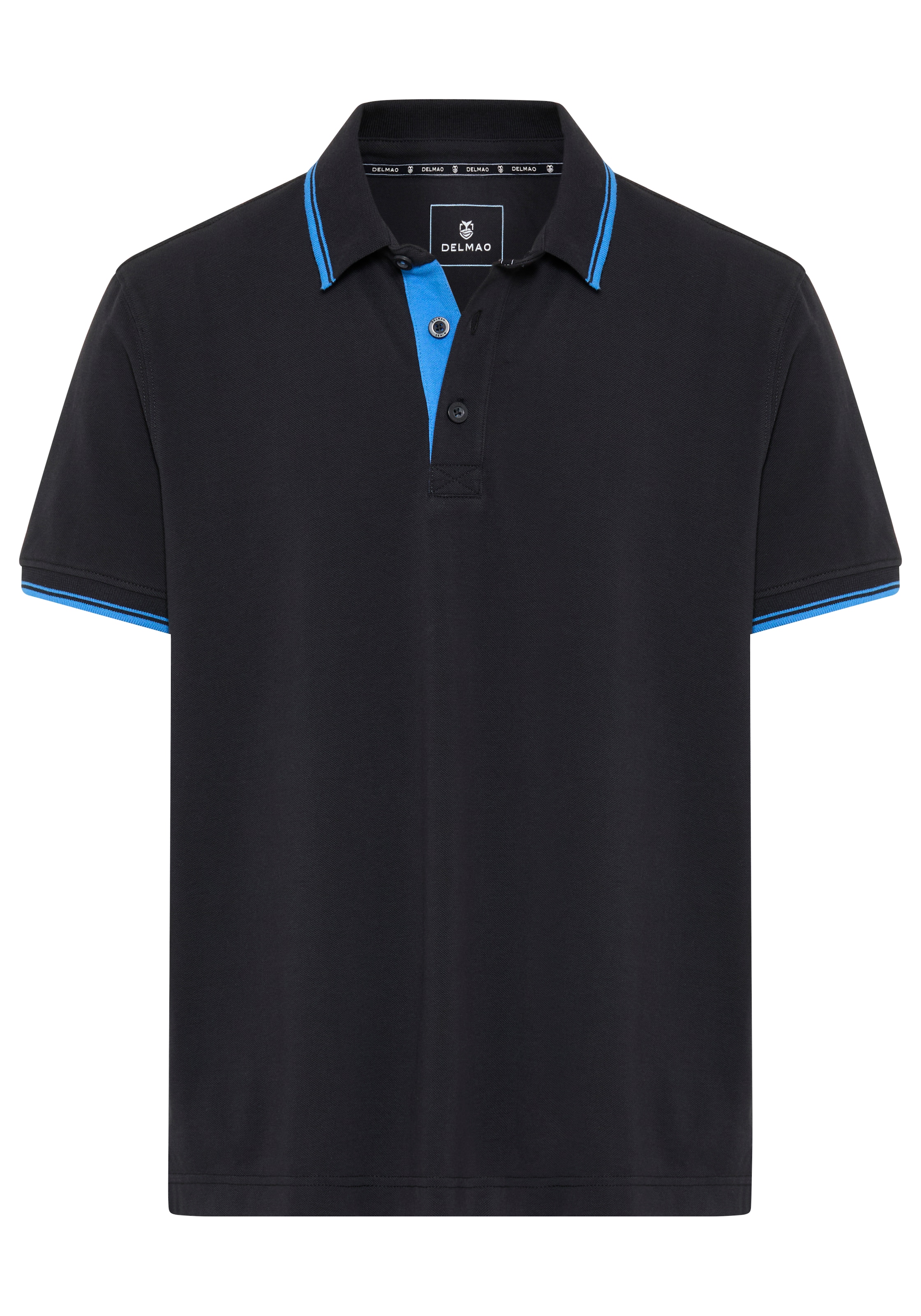 DELMAO Polo »Neue Kollektion!« normale Passform, Kurzarm, mit Stickerei