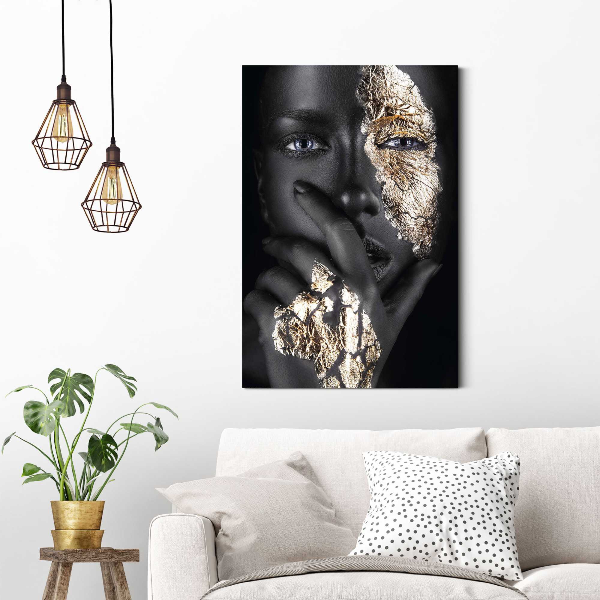 Image of Reinders Wandbild "Goldene Hand"