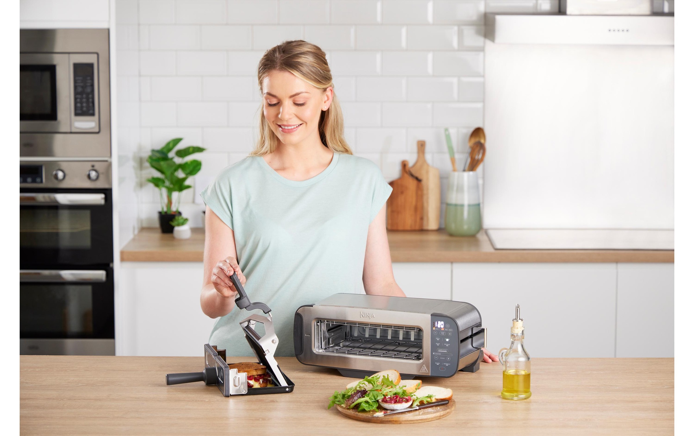 NINJA Toaster »Grill & Panini-Presse Foodi 3-in-1 ST202CH« 2400 W