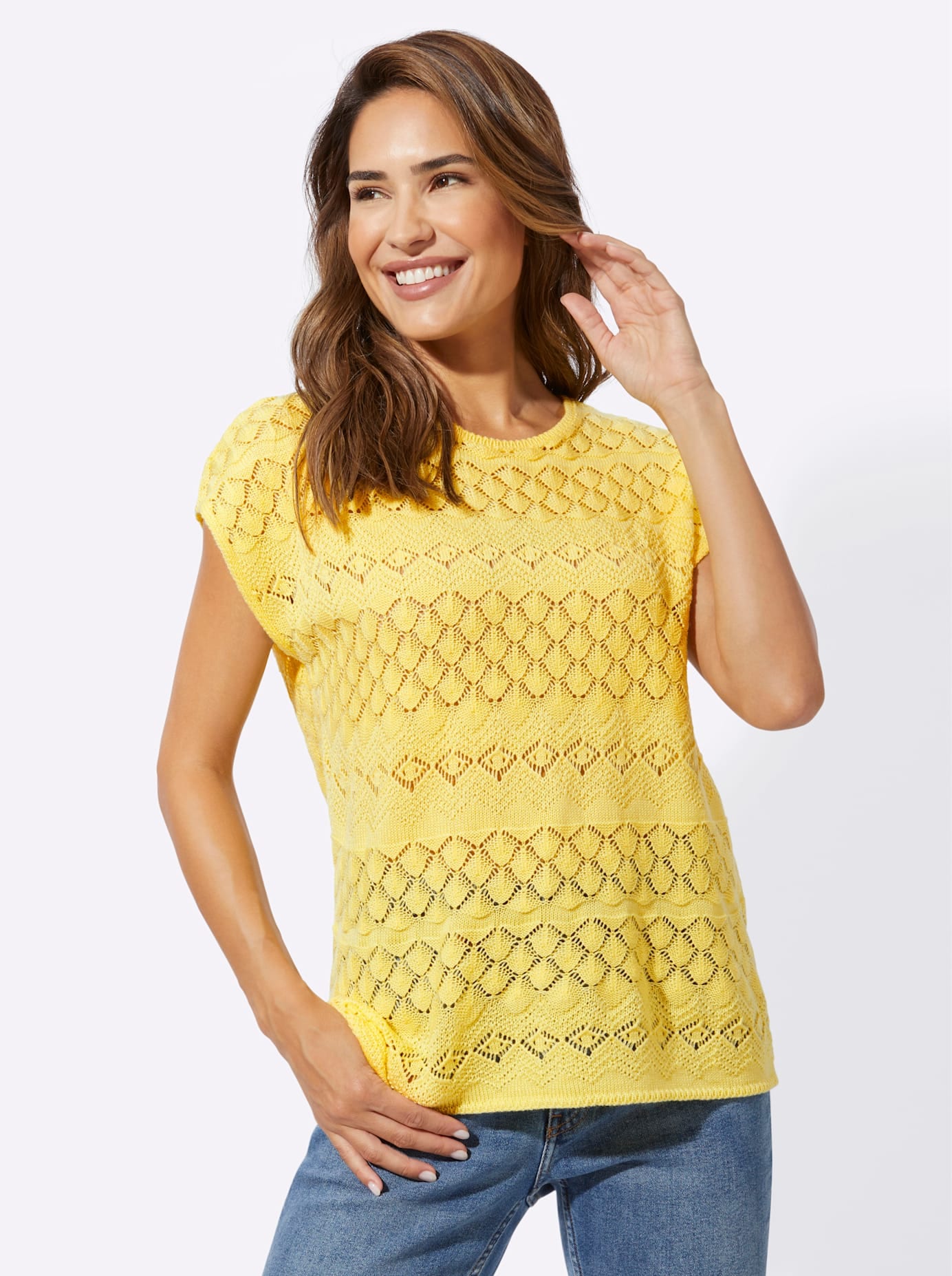 Classic Basics Pull ajouré »Ajour-Pullover«