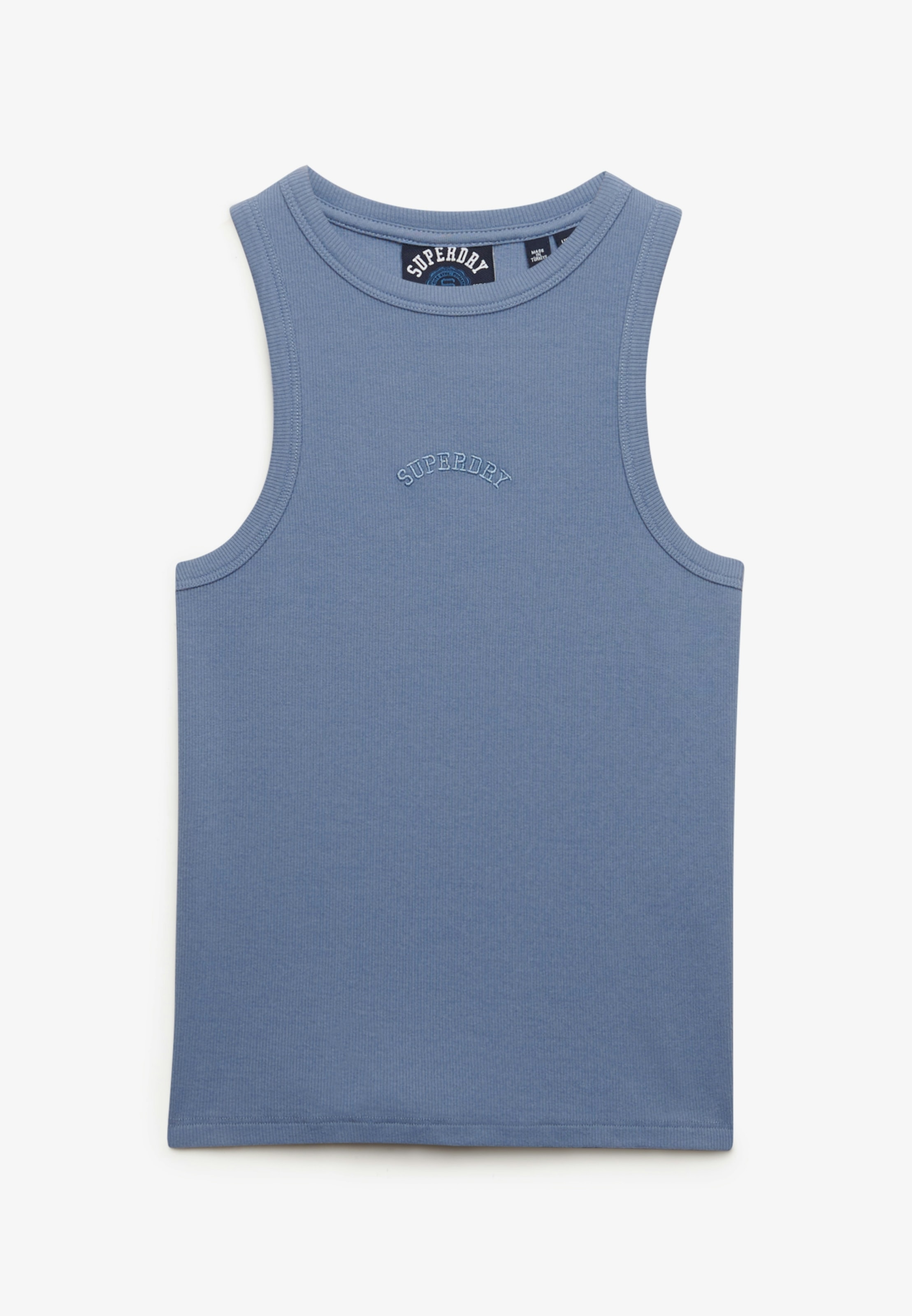 Superdry Tanktop »ESSENTIAL LOGO RACER VEST« aus Baumwolle, Regular Fit, mit Rundhalsausschnitt, ärmelloses Design