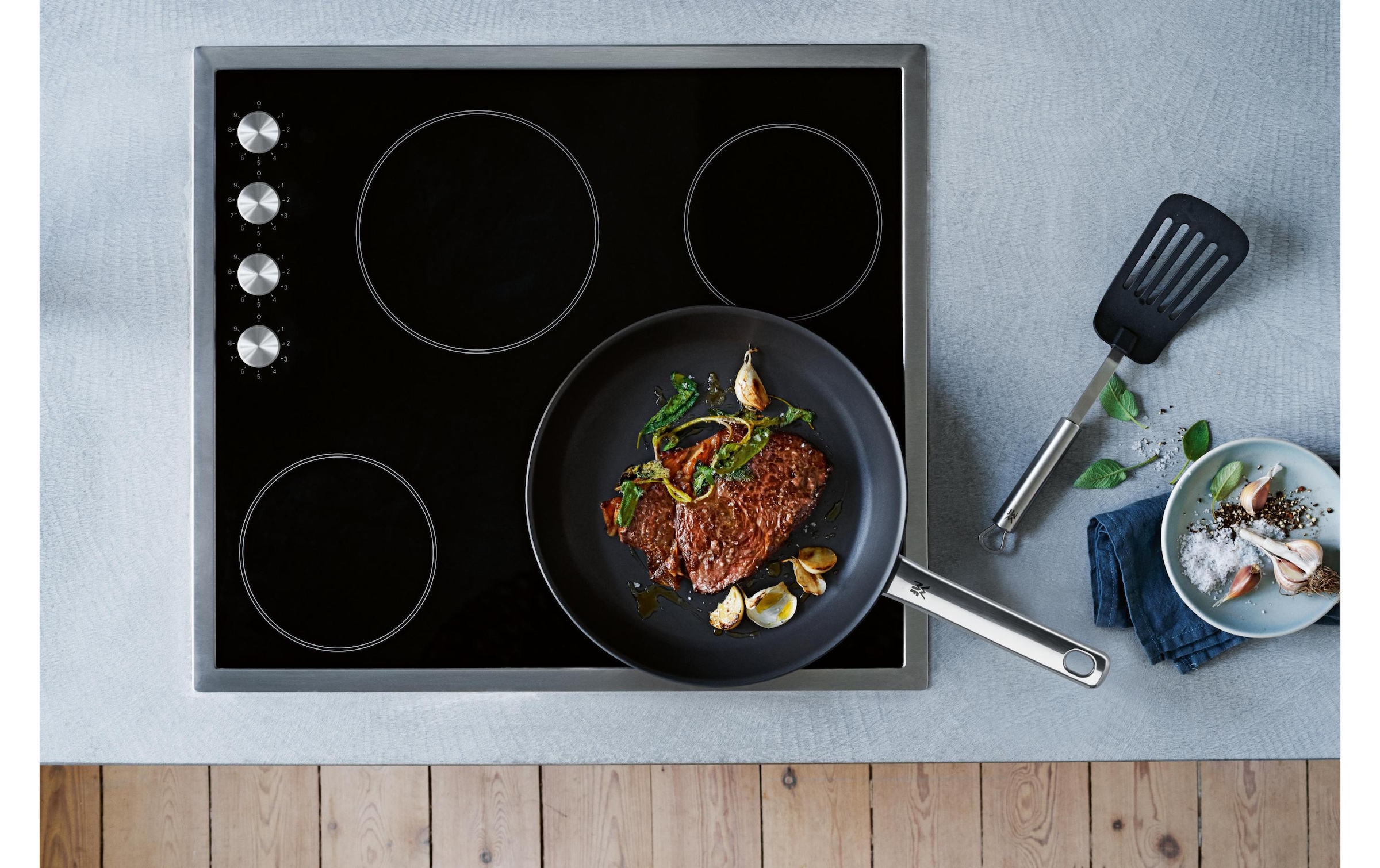 WMF Bratpfanne »Steak Profi 28 cm, Schwarz«