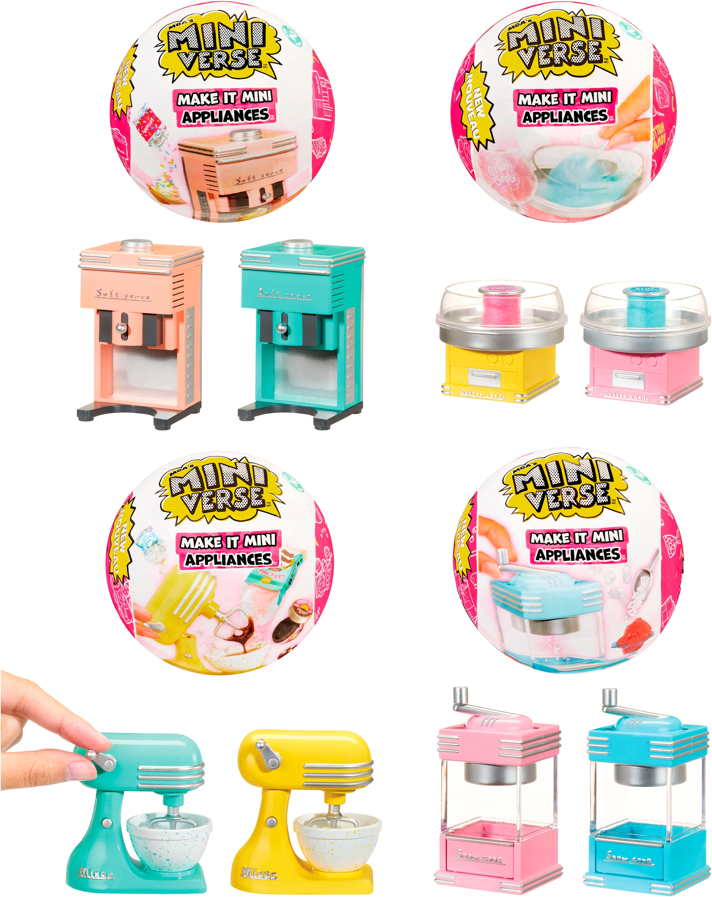 MGA ENTERTAINMENT Kreativset »MGA's Miniverse - Make It Mini Appliances« Lieferung nur 1 Kugel - sortierte Lieferung