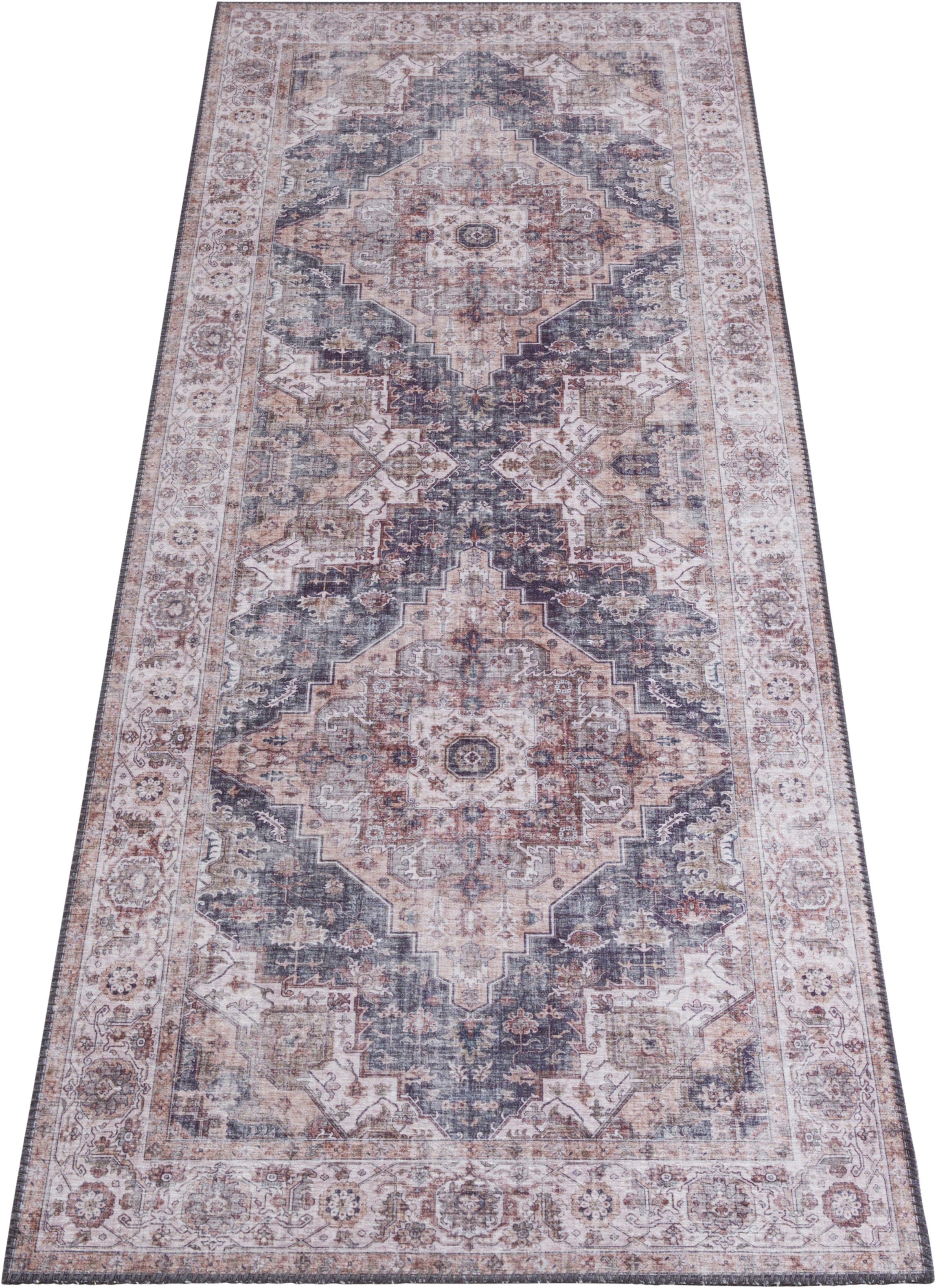 Image of HANSE Home Teppich "Sylla" rechteckig 5 mm Höhe Orientalisch, Läufer, Vintage, Wohnzimmer, Schlafzimmer, Esszimmer