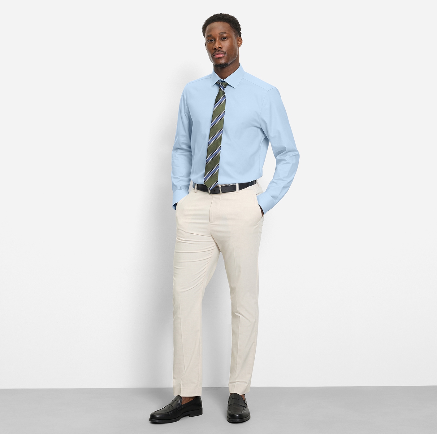 OLYMP Langarmhemd »Level Five« Businesshemd, body fit, New York Kentkragen