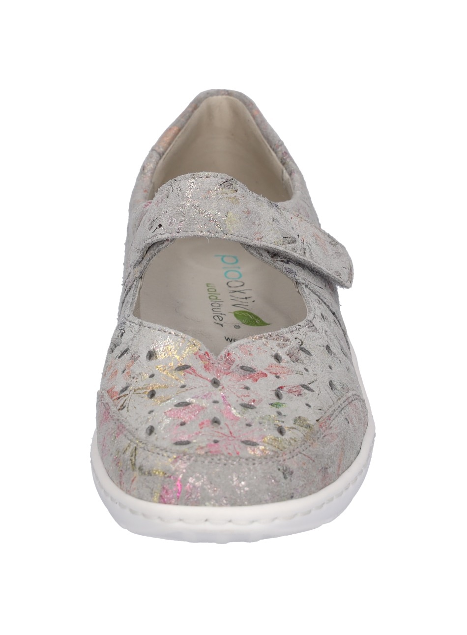 Waldläufer Ballerines à lanières »HENNI«  , Keilabsatz, Halbschuh, Komfortschuh mit Perforation, Weite H