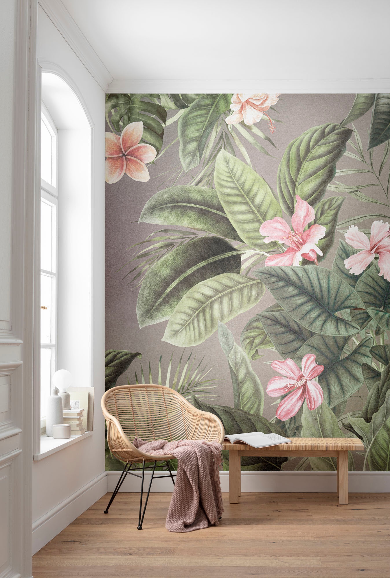 Image of Komar Fototapete "Digitaldruck Vlies - Large Bloomed - Grösse 200 x 250 cm" bedruckt glatt Wohnzimmer, Schlafzimmer