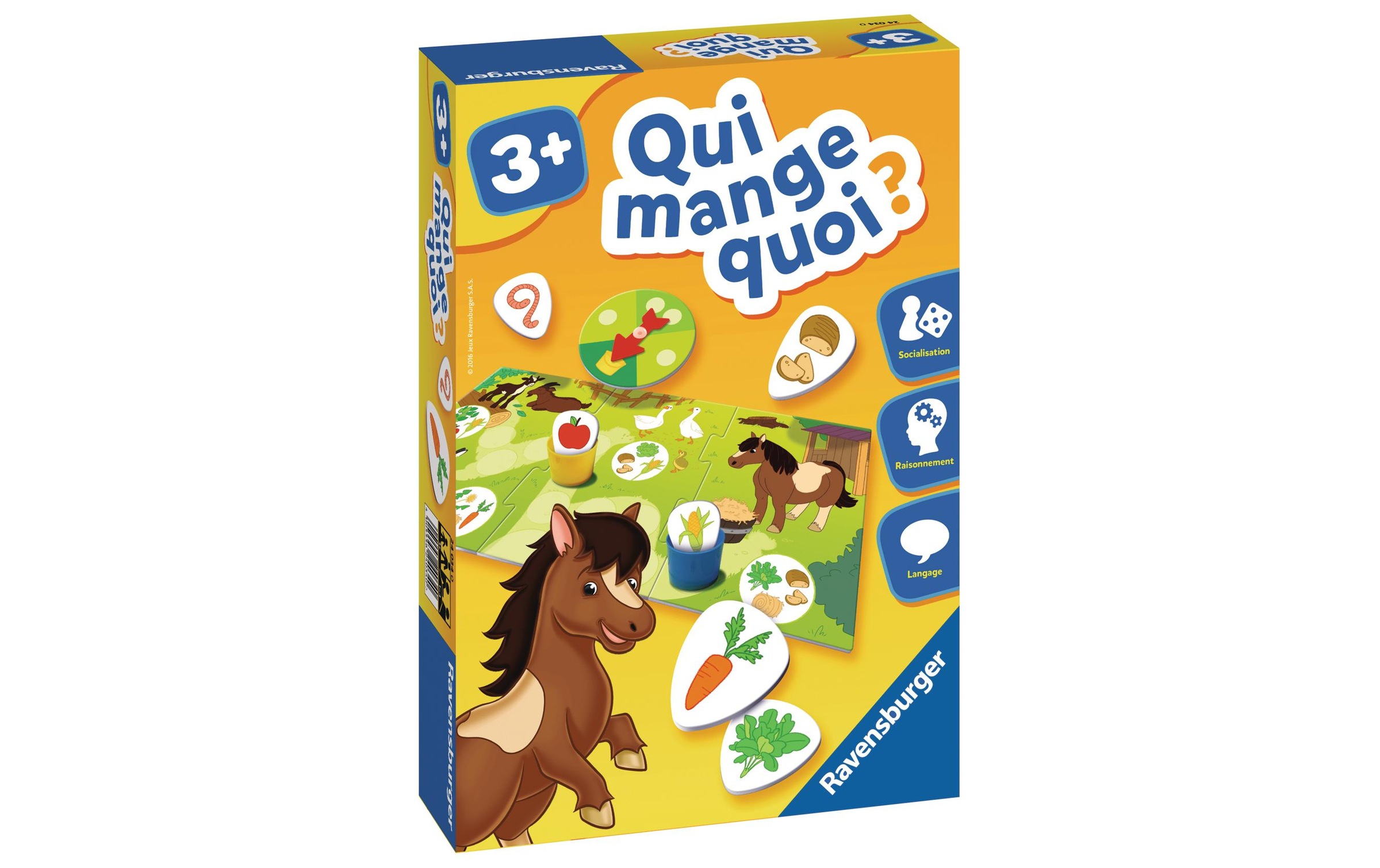 Image of Ravensburger Spiel »Ravensburger Kinderspiel Qui mange quoi?« bei Ackermann Versand Schweiz