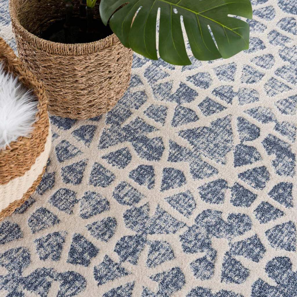 Carpet City Teppich »Art 1271«, rund, Kurzflor, Skandi-Muster, ideal für Wohnzimmer & Schlafzimmer