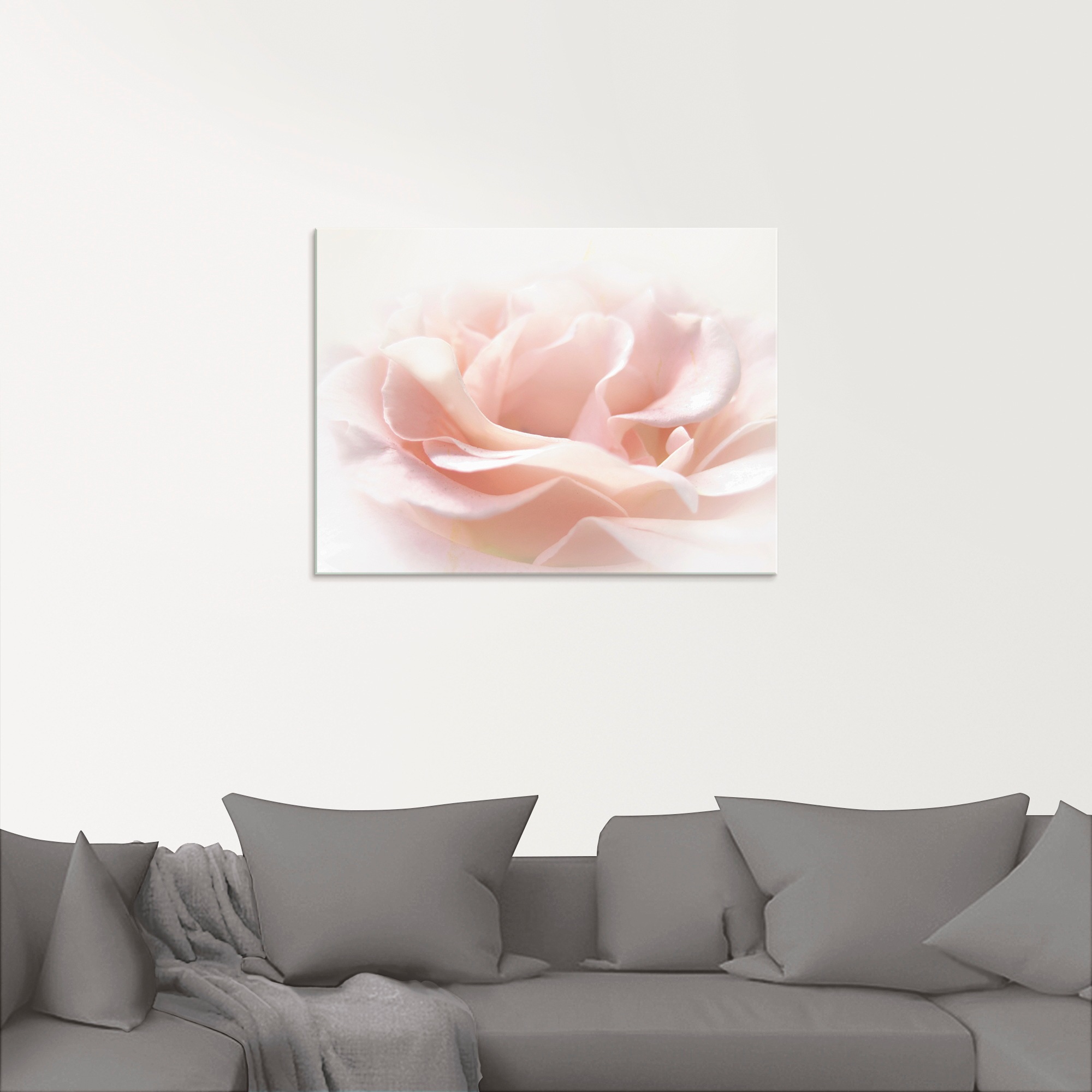 Artland Glasbild »Rose I«, Blumen, (1 St.), in verschiedenen Grössen