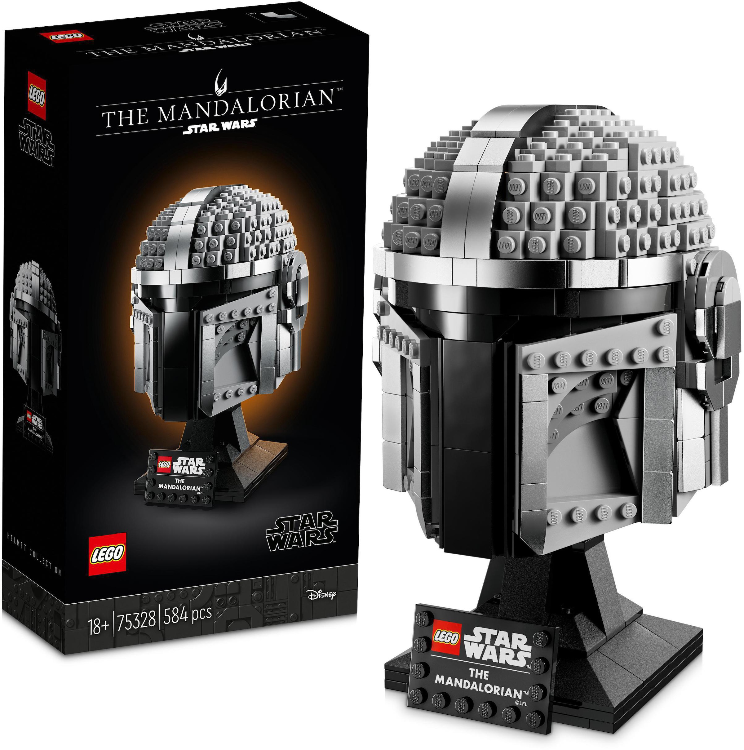 Image of LEGO® Konstruktionsspielsteine »Mandalorianer Helm (75328), LEGO® Star Wars™«, (584 St.), Made in Europe bei Ackermann Versand Schweiz