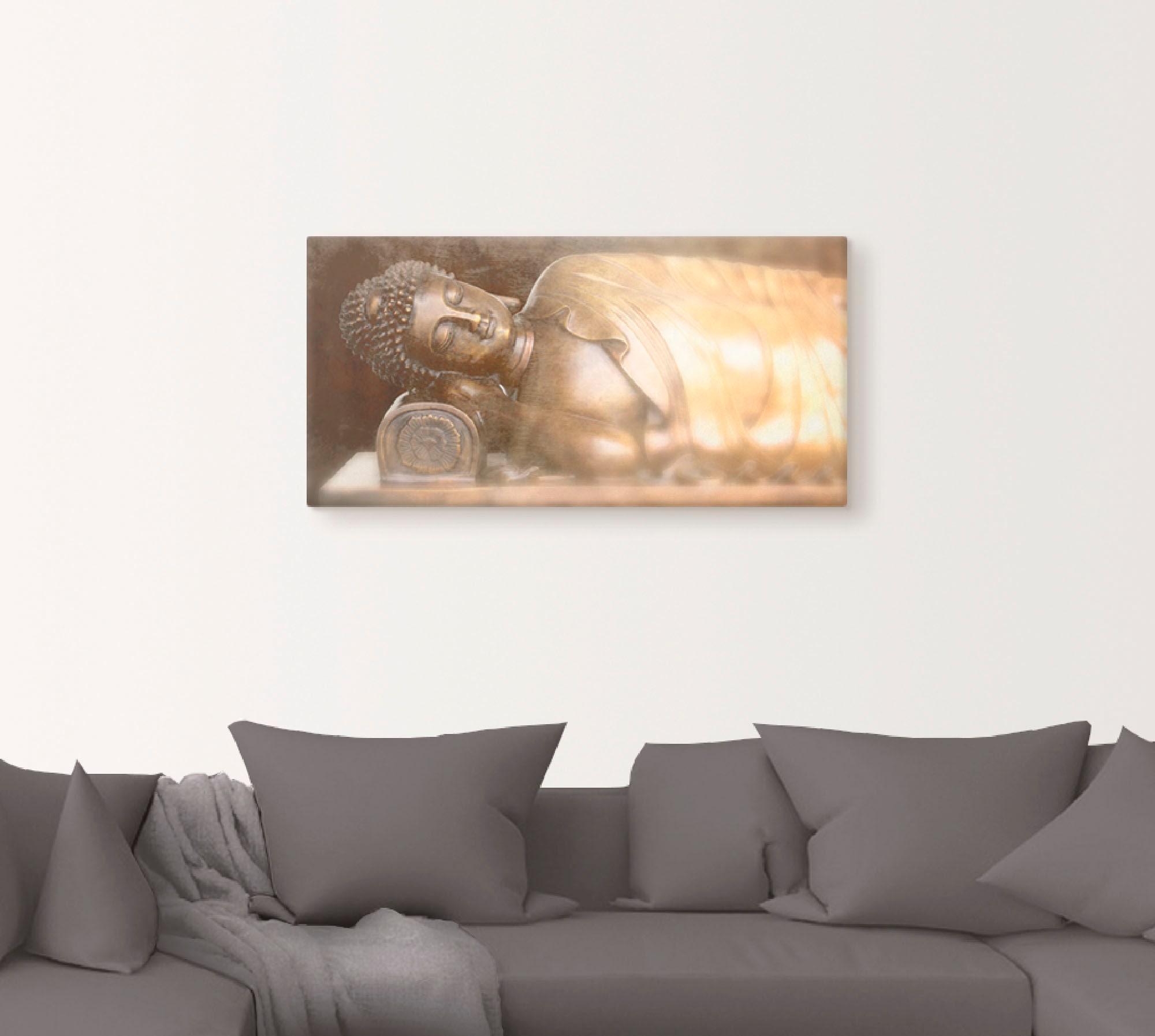 Artland Wandbild »Buddha«, Religion, (1 St.), als Leinwandbild, Wandaufkleber in verschied. Grössen