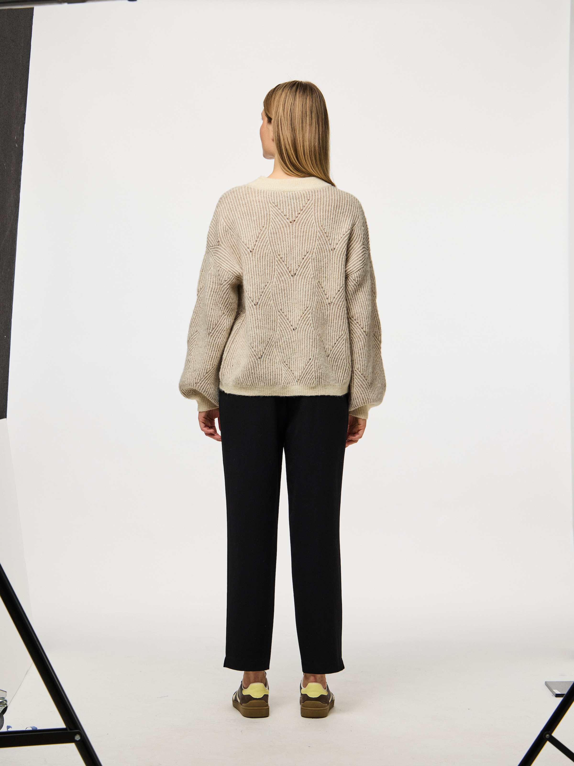 pieces Pull à col rond »PCJENNA LS O-NECK KNIT NOOS BC«