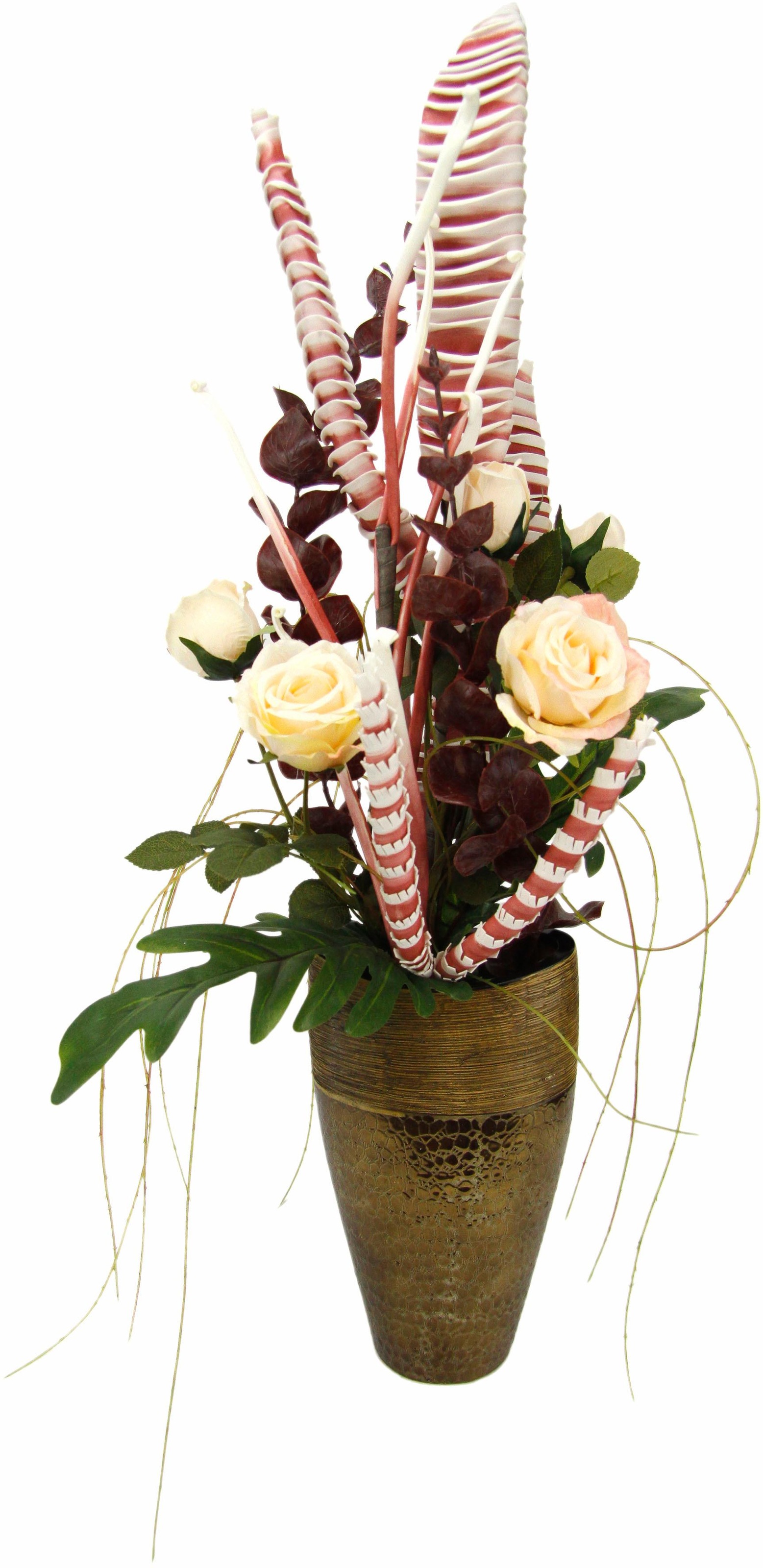 Image of I.GE.A. Kunstpflanze »Arrangement Rosen in Vase«, (1 St.) bei Ackermann Versand Schweiz