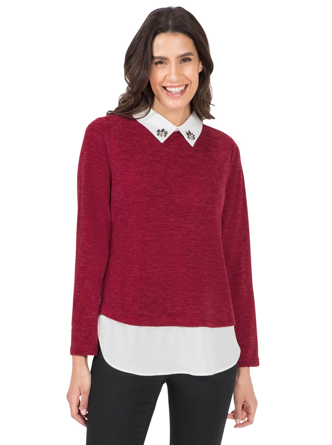 Image of Inspirationen 2-in-1-Shirt »Strickshirt«, (1 tlg.) bei Ackermann Versand Schweiz