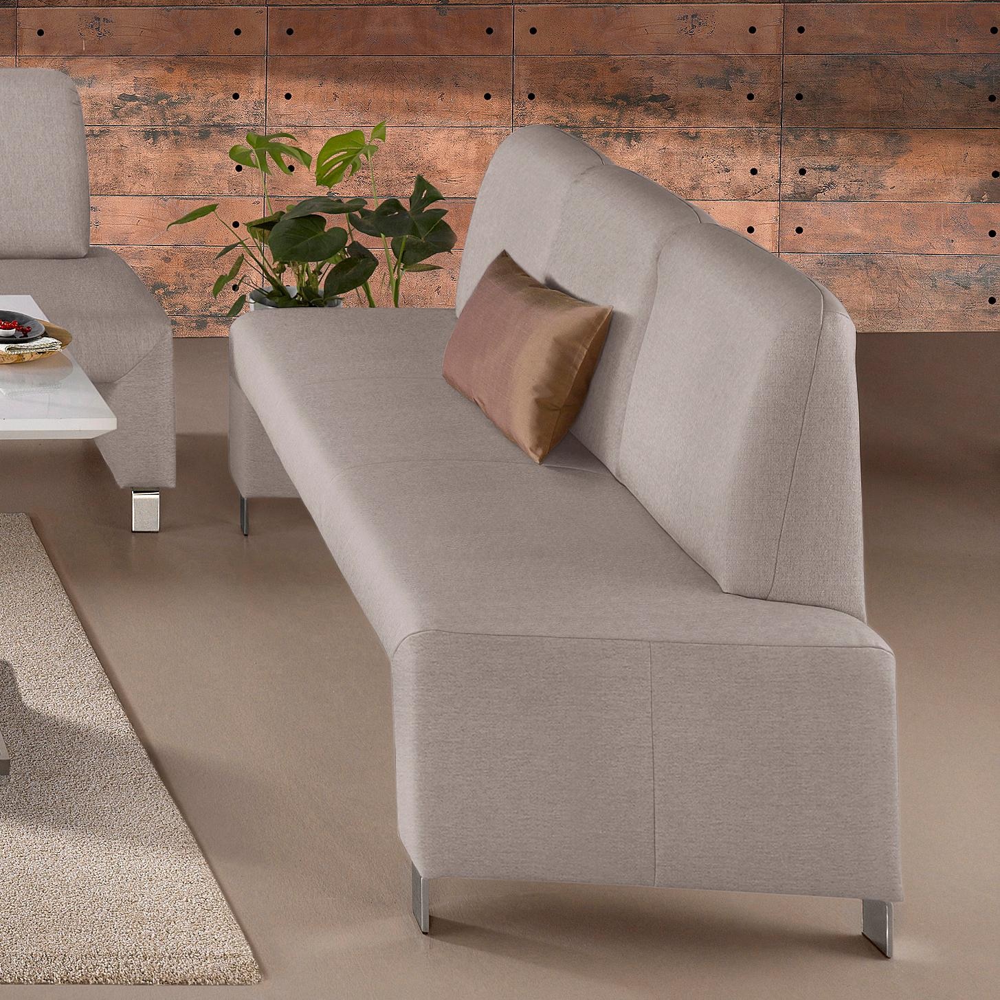 exxpo - sofa fashion Polsterbank »Intenso, Sitzbank, Breite 182 cm, wahlweise in Leder oder Textil«, hohe Bodenfreiheit, frei im Raum stellbar, hoher Sitzkomfort