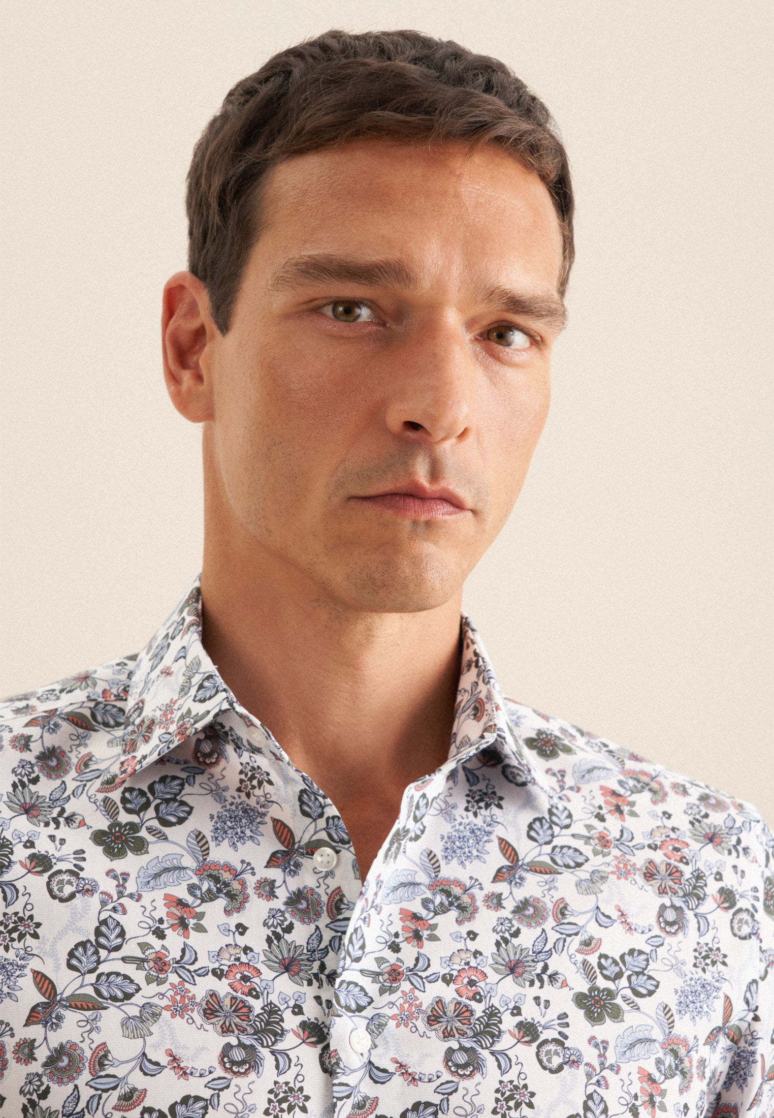 seidensticker Chemise d'affaires »Slim« Slim 1/1 Kentkragen Druck