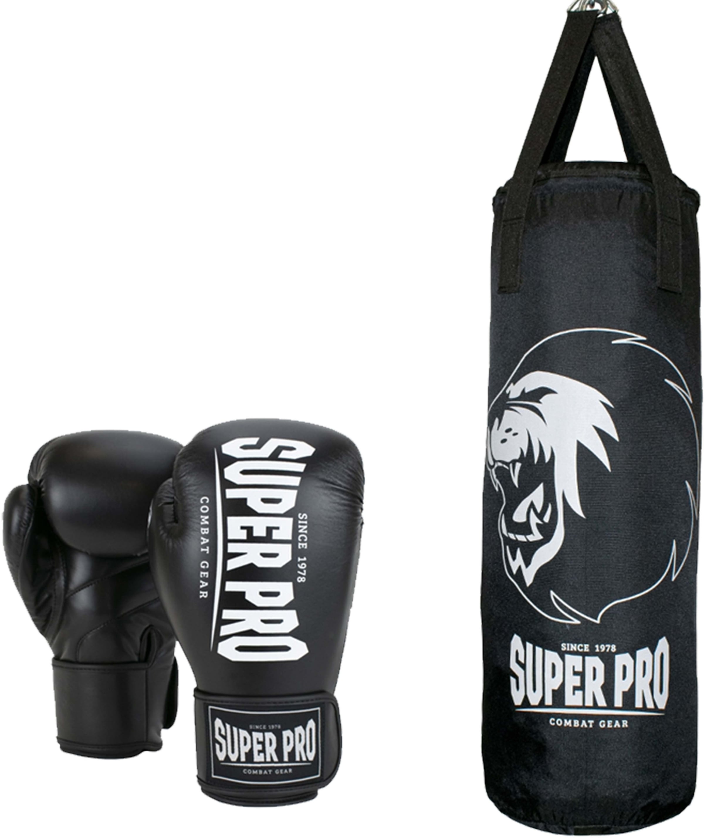auf mit »Boxing Boxhandschuhen) Boxsack (Set, Super Entdecke Punch«, Set Pro