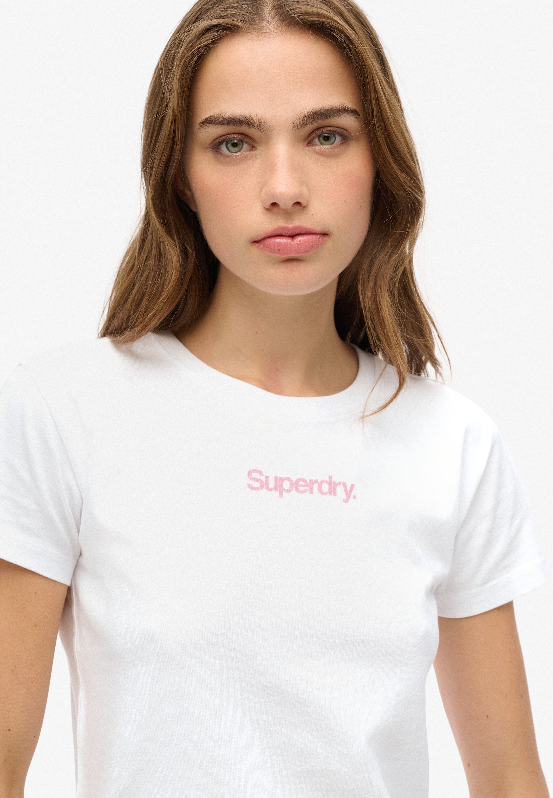 Superdry Kurzarmshirt »CORE LOGO CITY FITTED TEE«