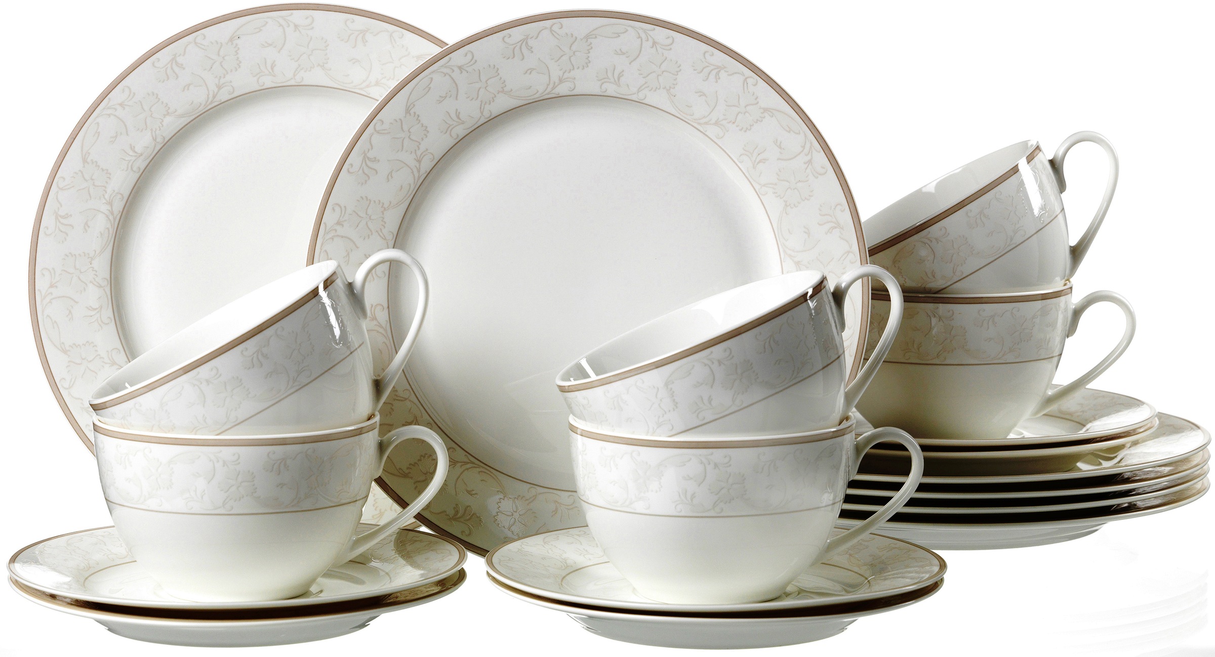 Image of Ritzenhoff & Breker Kaffeeservice "Geschirr-Set, Service ISABELLA" extravagantes Design, 18 Teile, für 6 Personen