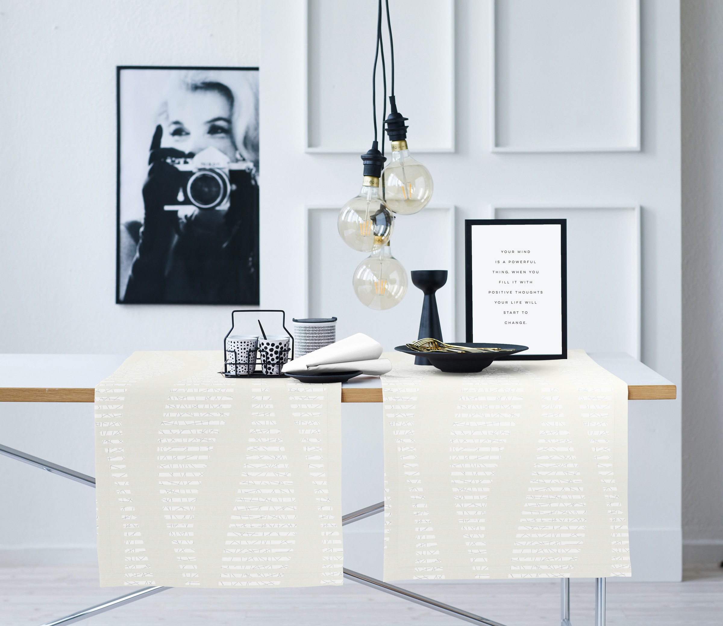 APELT Tischläufer "Vinka, LOFT STYLE, Jacquard"