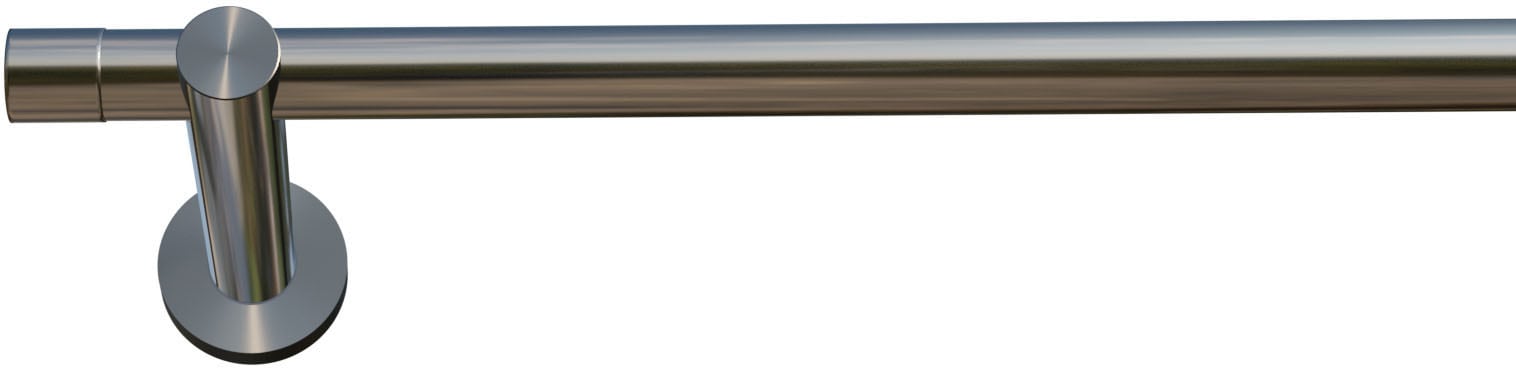 Image of indeko Gardinenstange "Linz" 1 läufig-läufig Wunschmasslänge Komplett-Set inkl. Montagematerial
