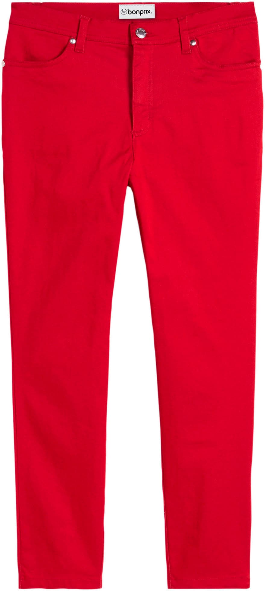 bonprix Pantalon stretch »Stretchhose aus Baumwolle«  aus Baumwolle, Polyester und Elasthan, Slim Fit Passform, 7/8-Länge