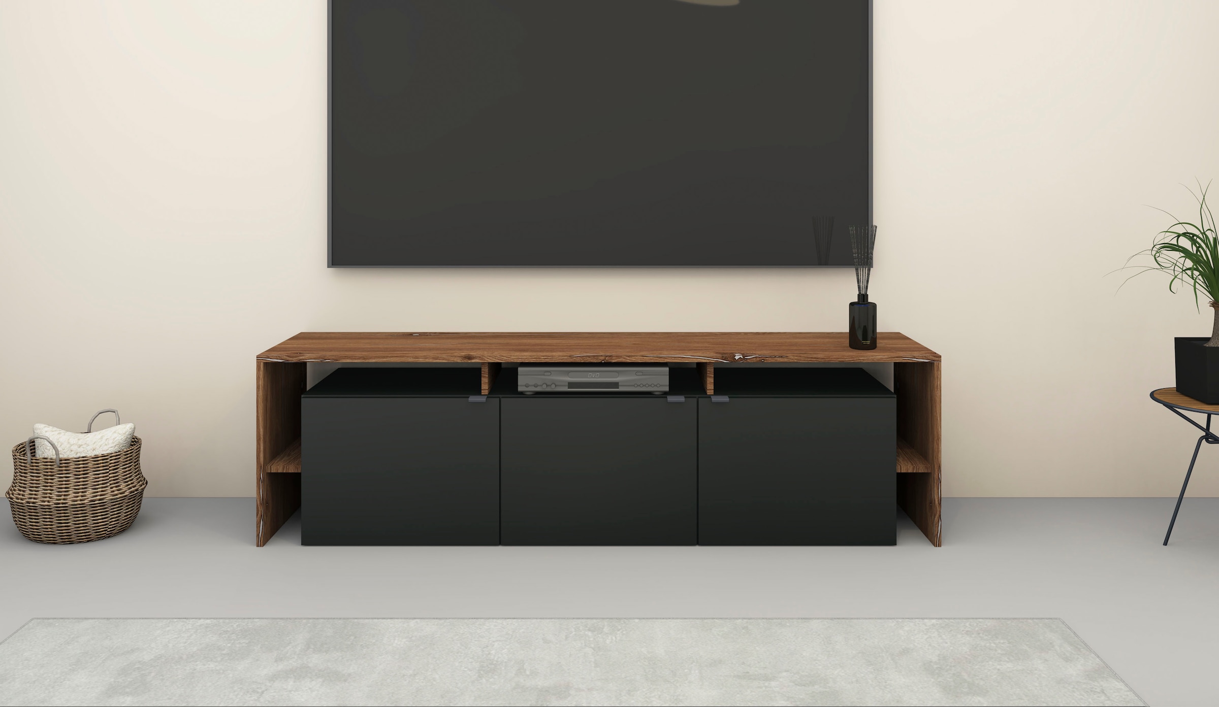borchardt Möbel TV-Schrank »Sophia«, Breite 159 cm, mit Überbau