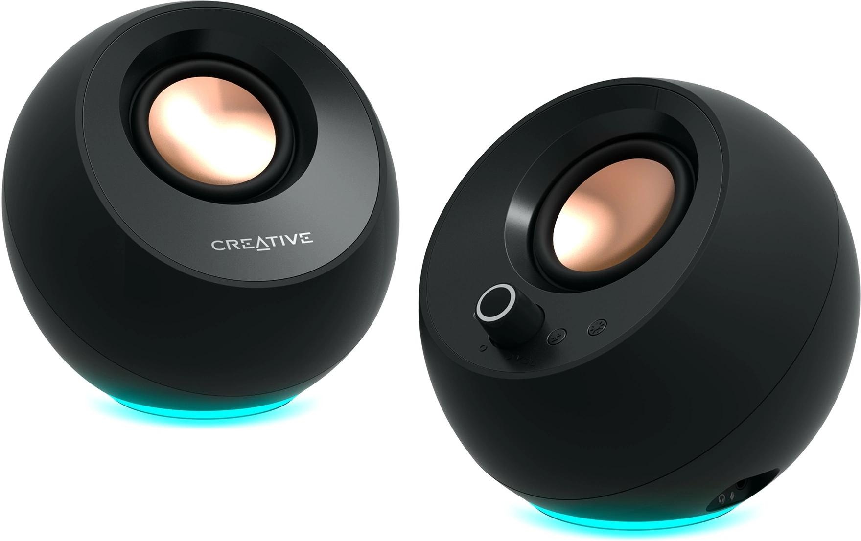 Creative PC-Lautsprecher »Pebble Pro, 2.0, Bluetooth 5.3, USB Audio, RGB« ( ) 3,5-mm-AUX-Eingang