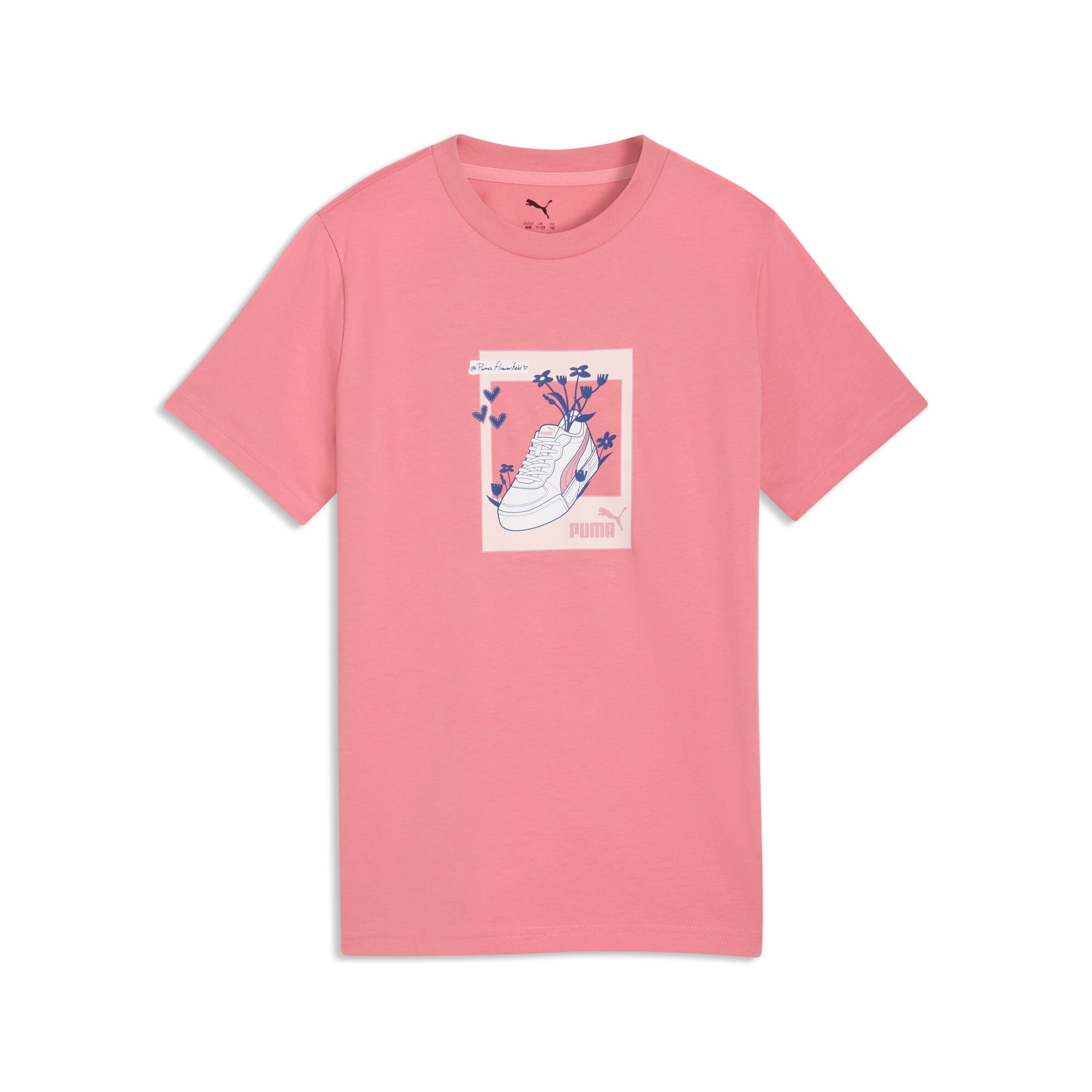 Image of PUMA T-Shirt "GRAPHIC SNEAKER TEE G" Regular Fit, Kurzarm, Rundhalsausschnitt, für Jugendliche