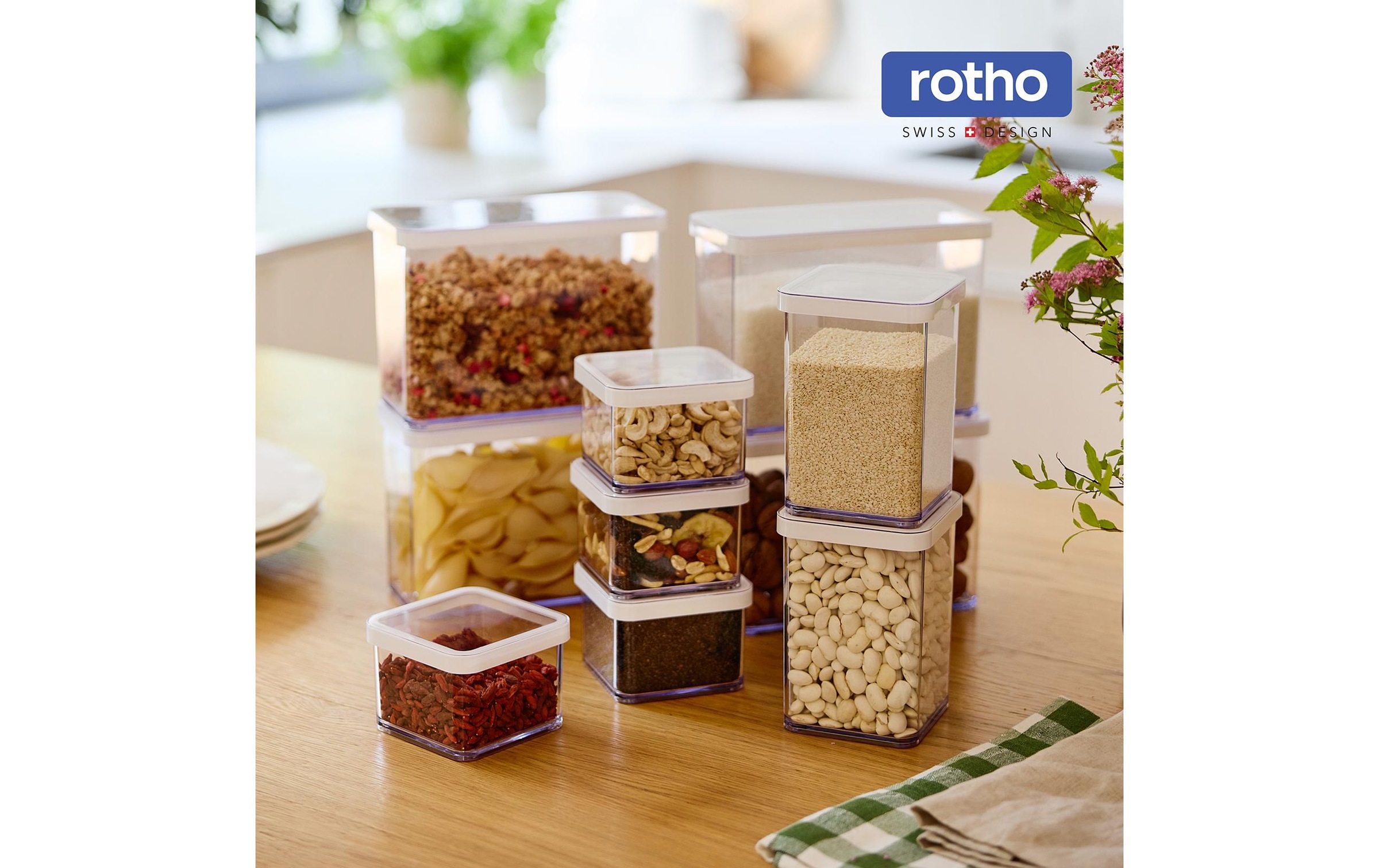 ROTHO Vorratsdose »Set Premium 24 tlg. Loft 27 l«