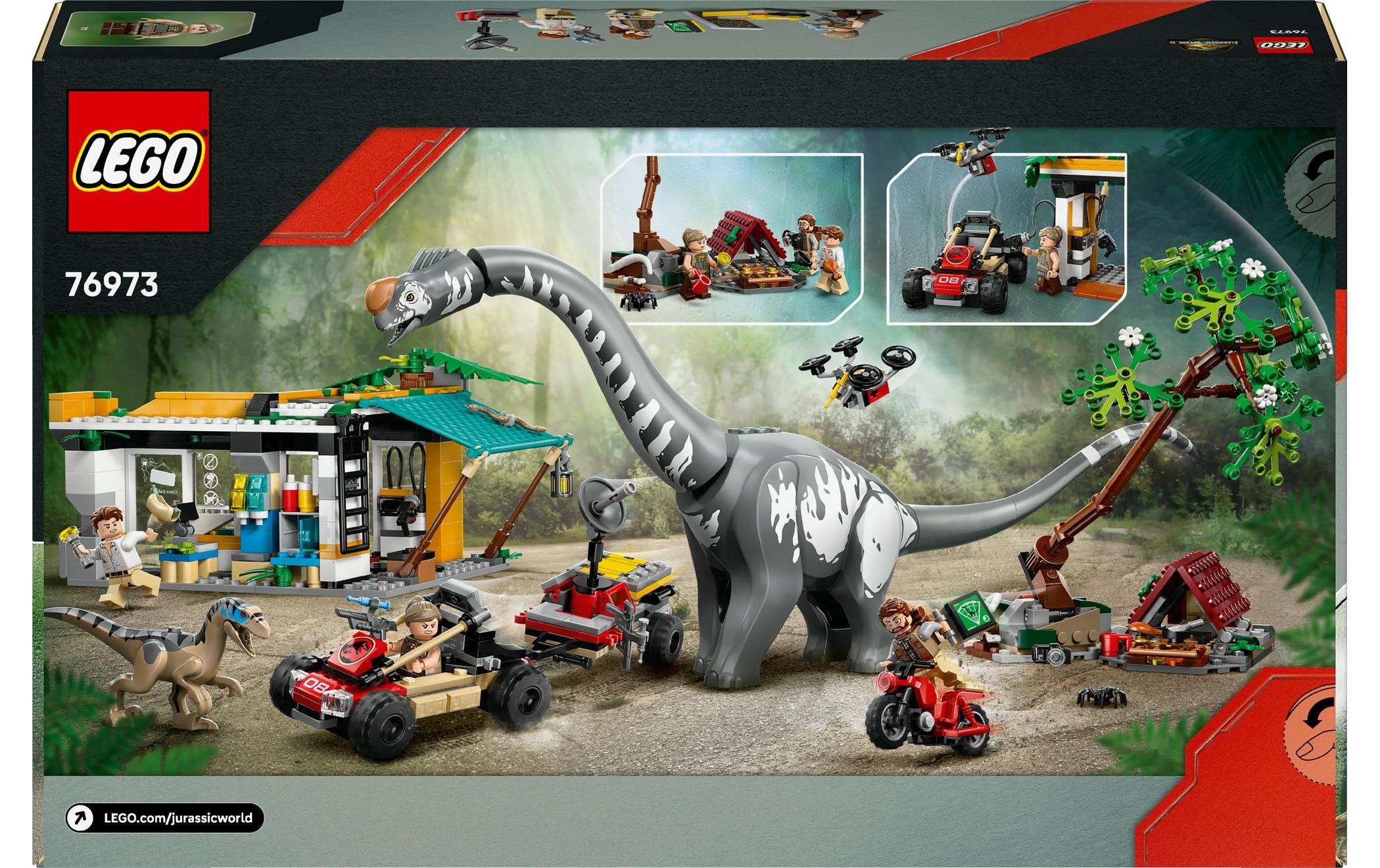 LEGO® Spielbausteine »Jurassic World Raptor Titanosaurus: Grosse Fährtensuche«, (582 St.)