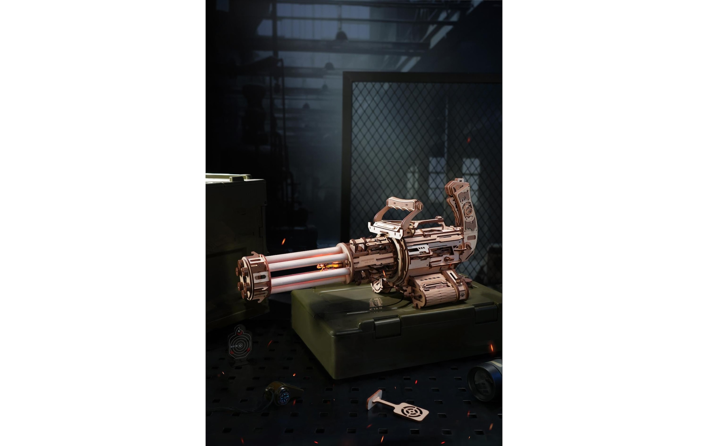   Kit de modèles réduits »RoboTime Rotating-Barrel Machine Gun«