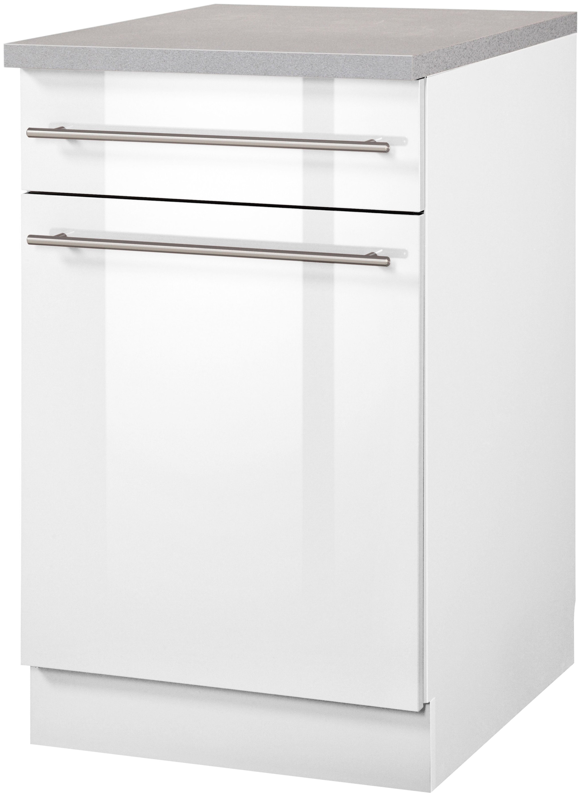 Image of wiho Küchen Unterschrank »Chicago«, 50 cm breit, 1 Schubkasten und 1 Tür bei Ackermann Versand Schweiz