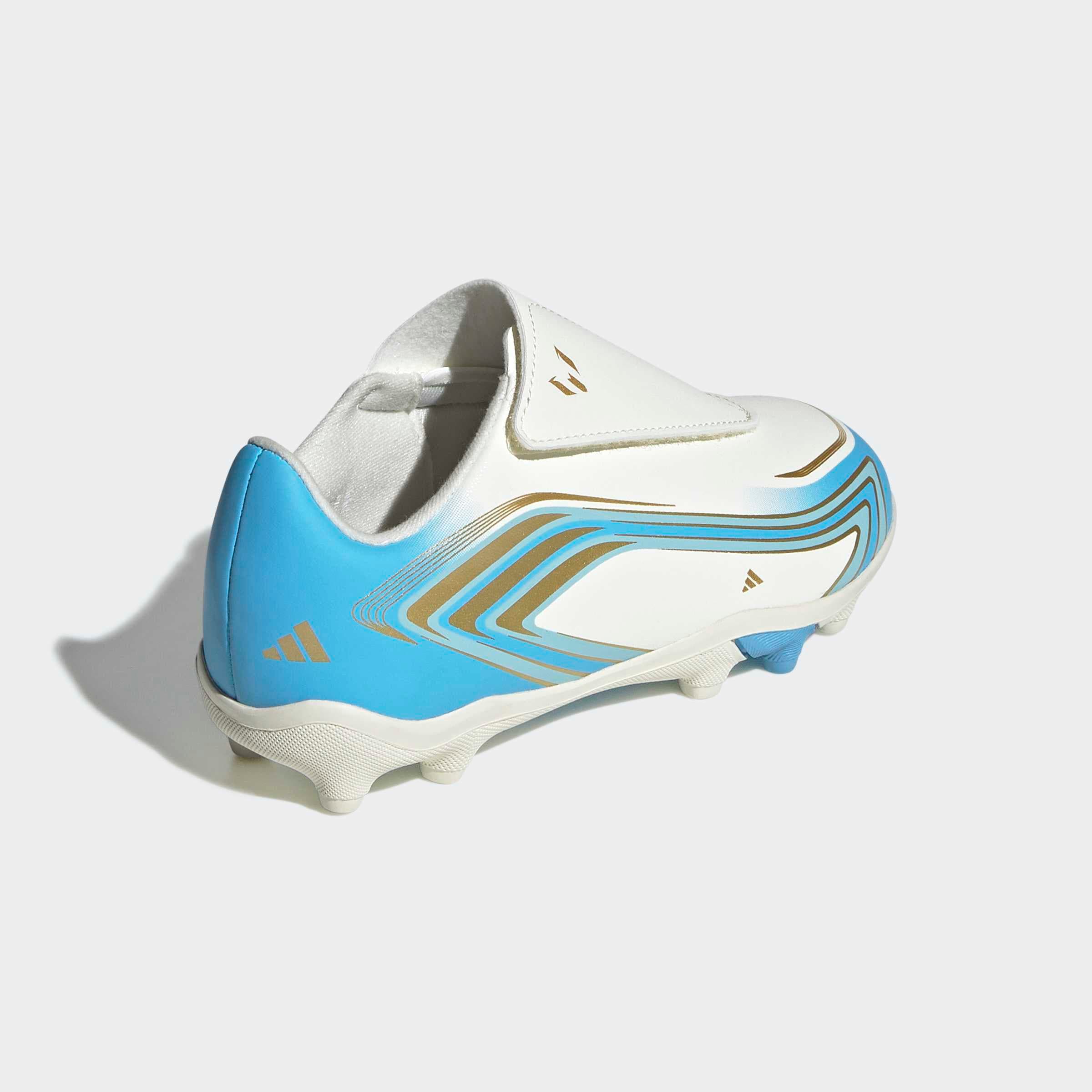 adidas Performance Chaussure de football »F50 MESSI CLUB KIDS , KLETTVERSCHLUSS, FESTE BÖDEN/GEMISCHTE BÖDEN«  adapté à de nombreux types de sols, pour adolescents et enfants