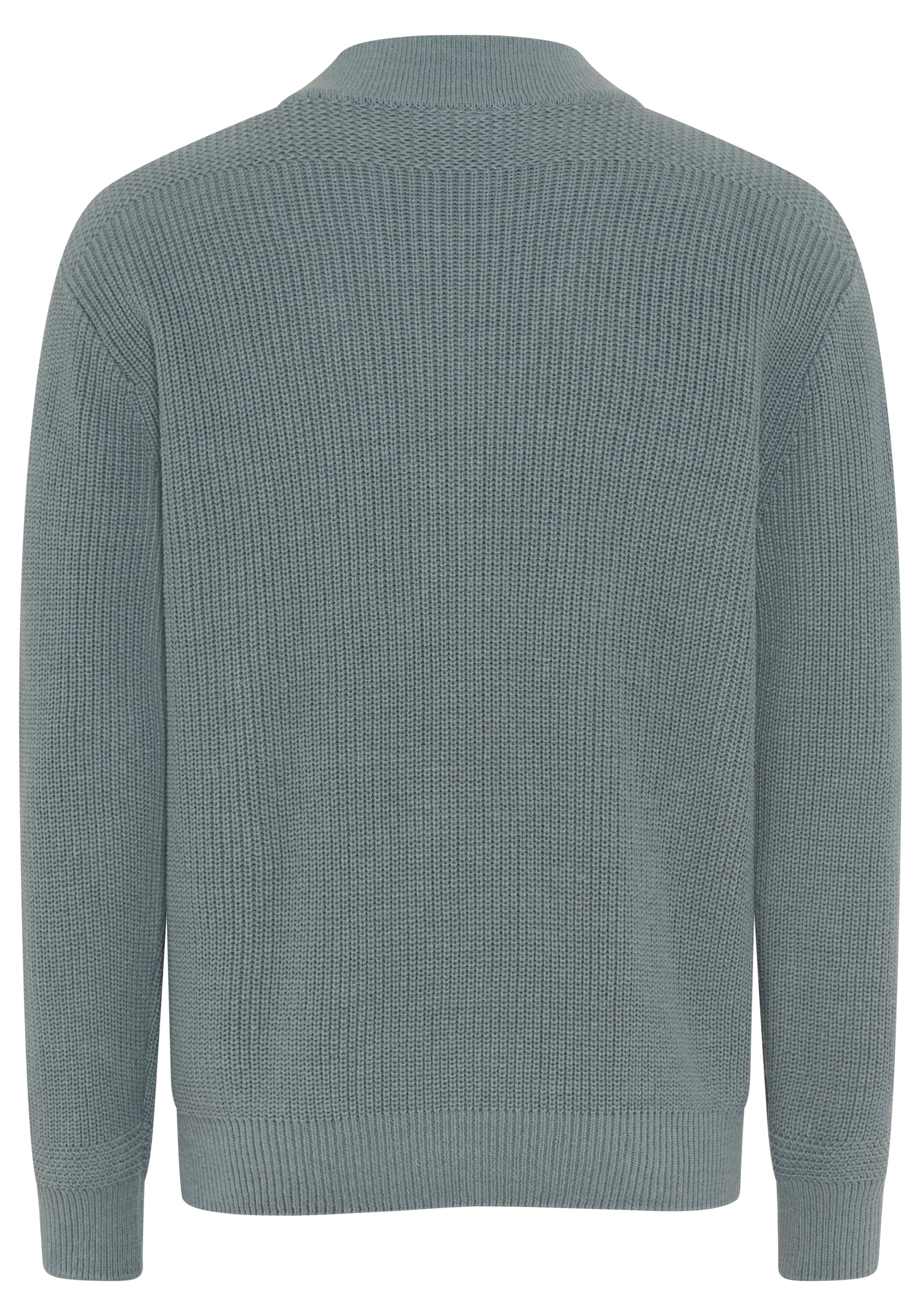 KangaROOS Strickpullover mit Stehkragen, Regular Fit, aus Baumwolle, Langarm