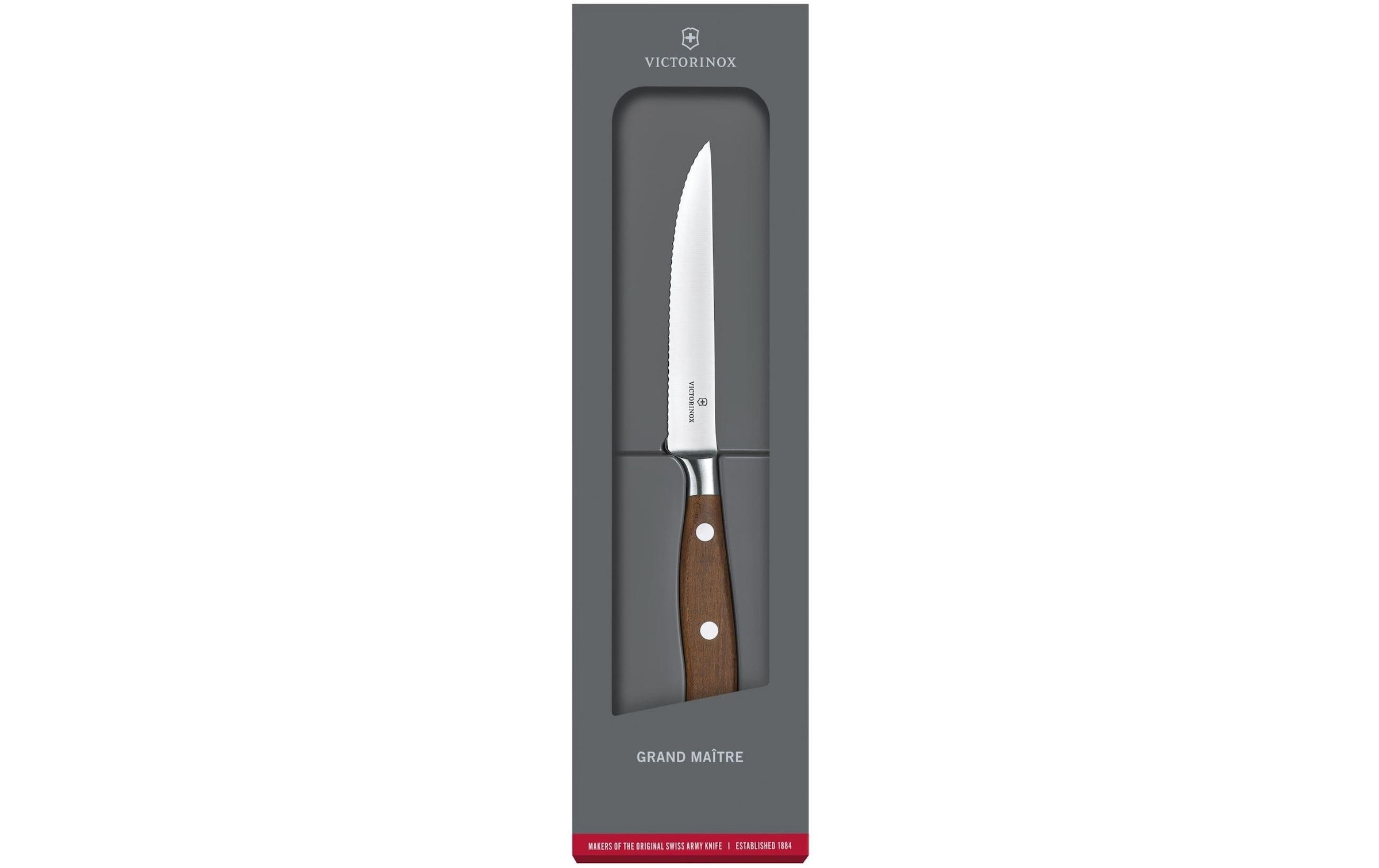 Victorinox Steakkochmesser »Grand Maître Wood«, (1 tlg.)