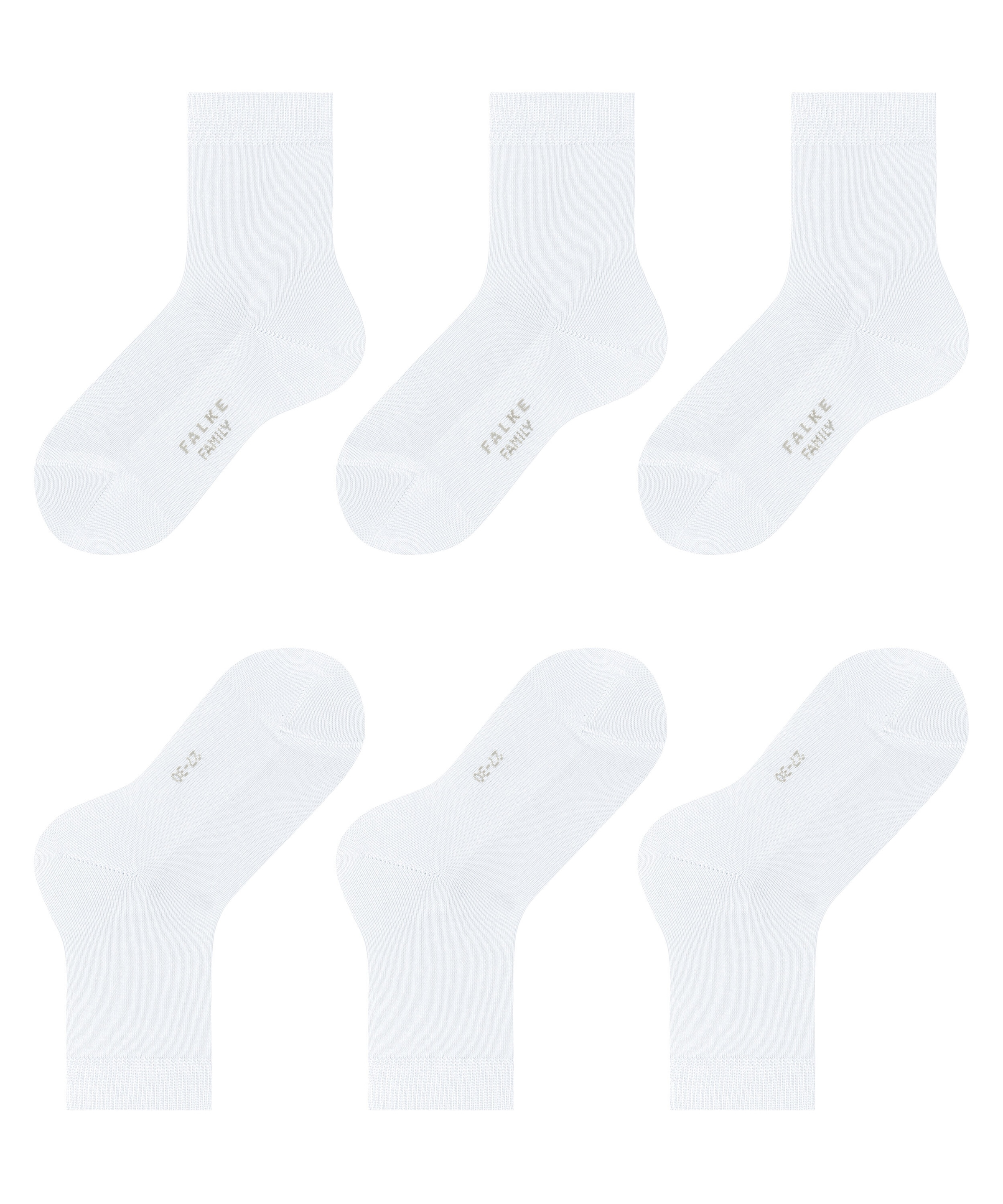 FALKE Chaussettes »Family« 3 Couple tlg. avec coton, respirant
