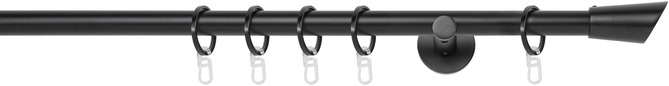 mydeco Gardinenstange »20mm Rag Wandträger 6,5 cm«, 1 läufig-läufig, Fixmass