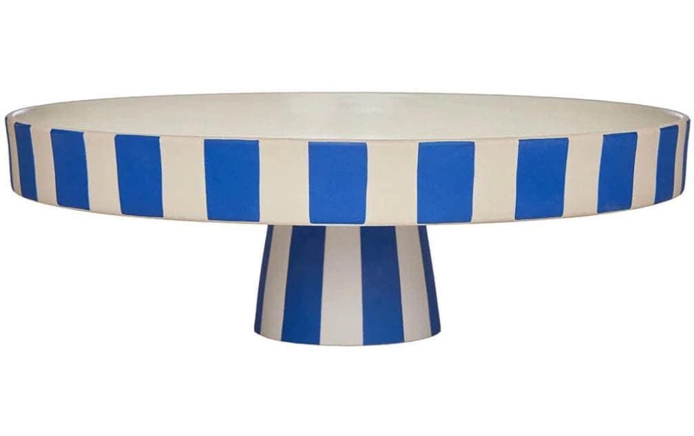 Dekoschale »Toppu Tray Ø 27 cm Blau/Weiss«